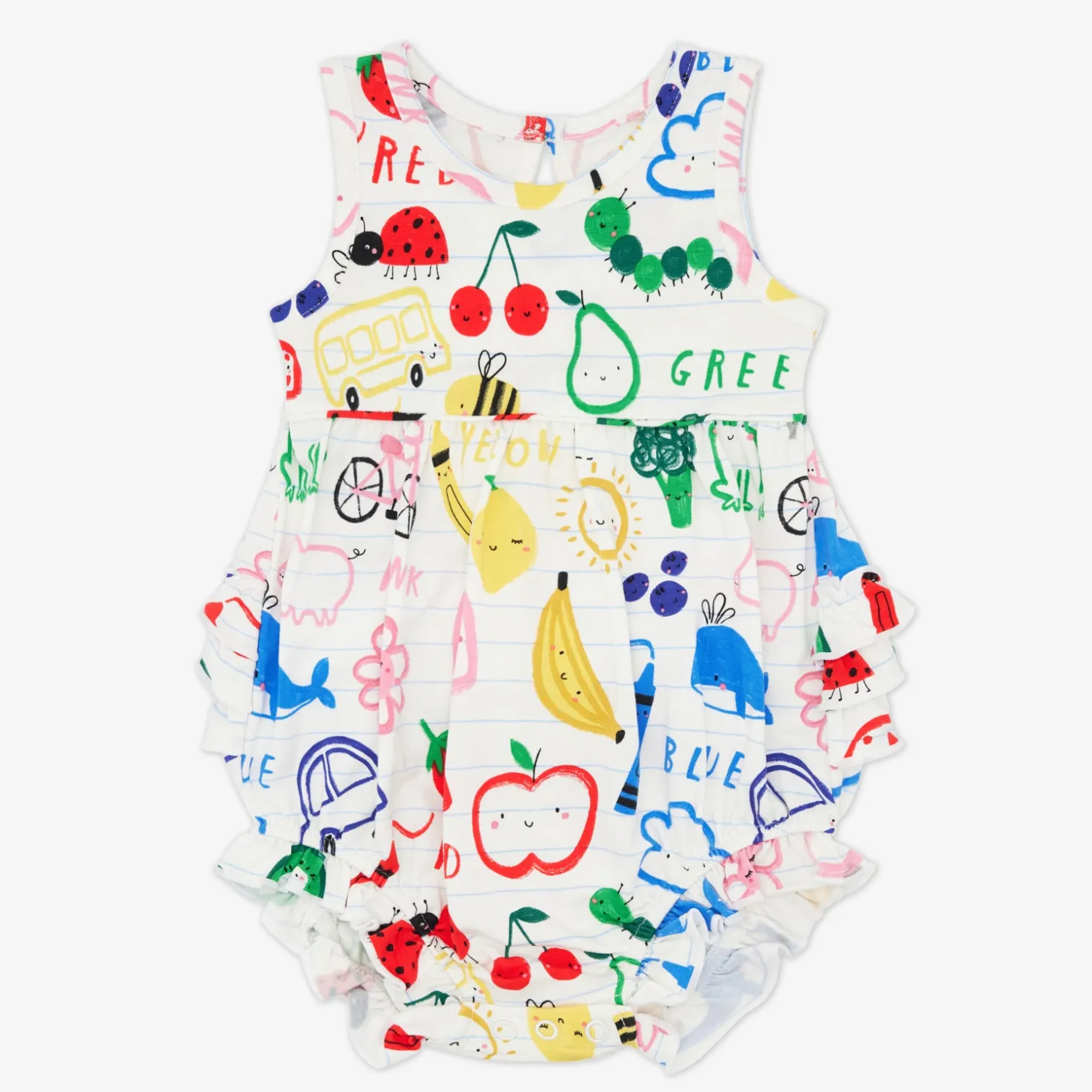 Coloring Crew Bubble Romper