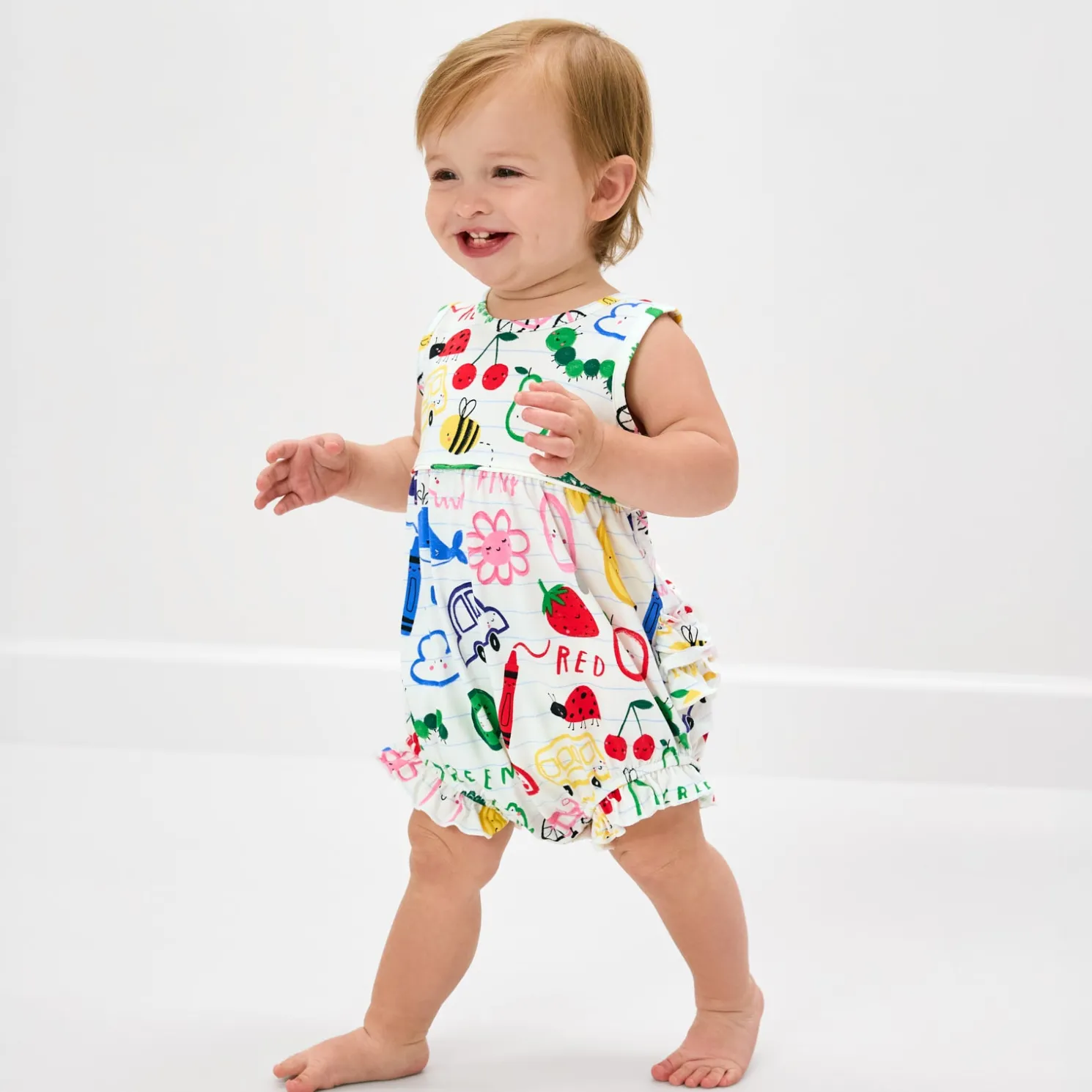 Coloring Crew Bubble Romper