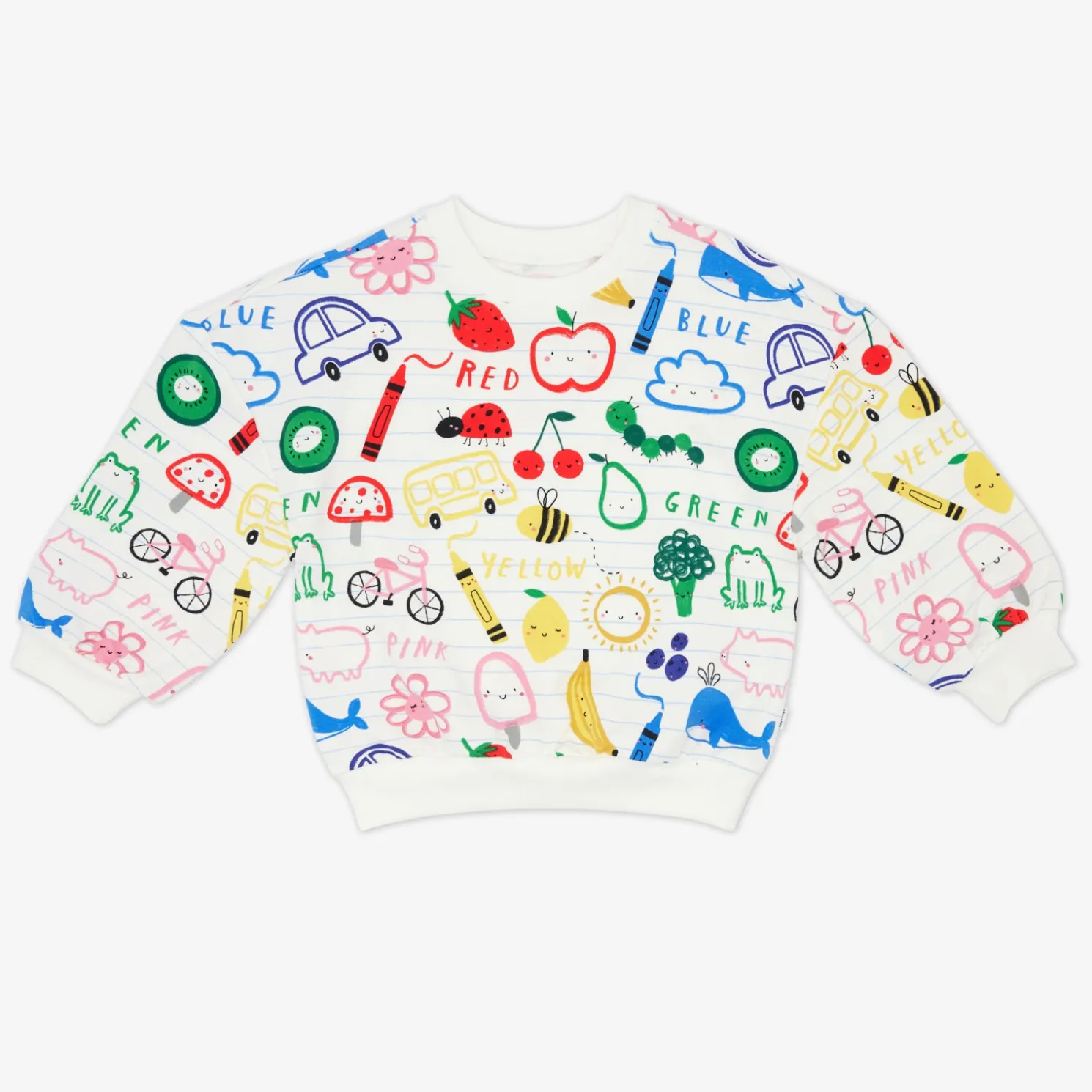 Coloring Crew Drop Shoulder Crewneck