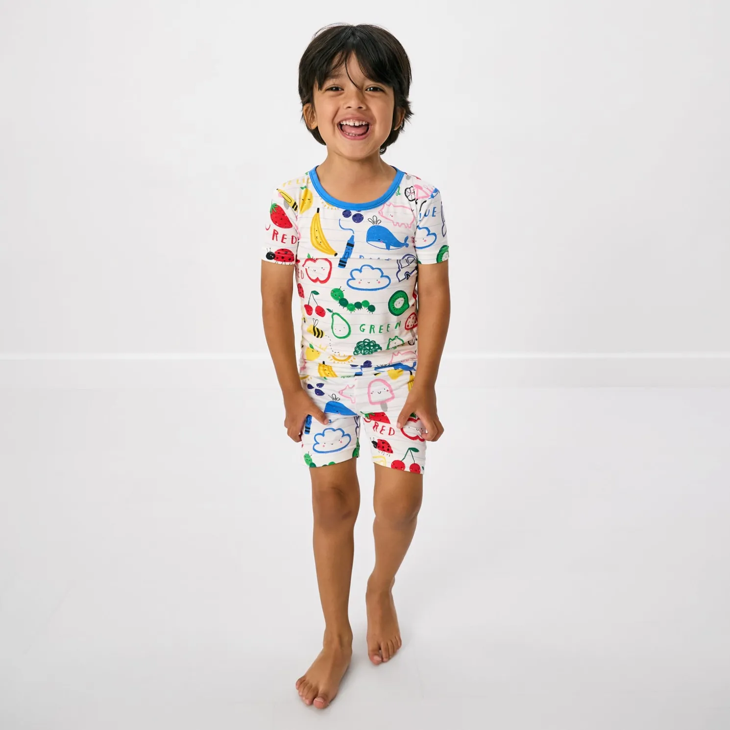 Coloring Crew Two-Piece Pajama Set