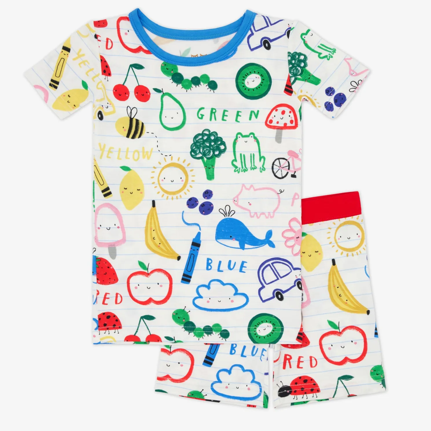 Coloring Crew Two-Piece Pajama Set