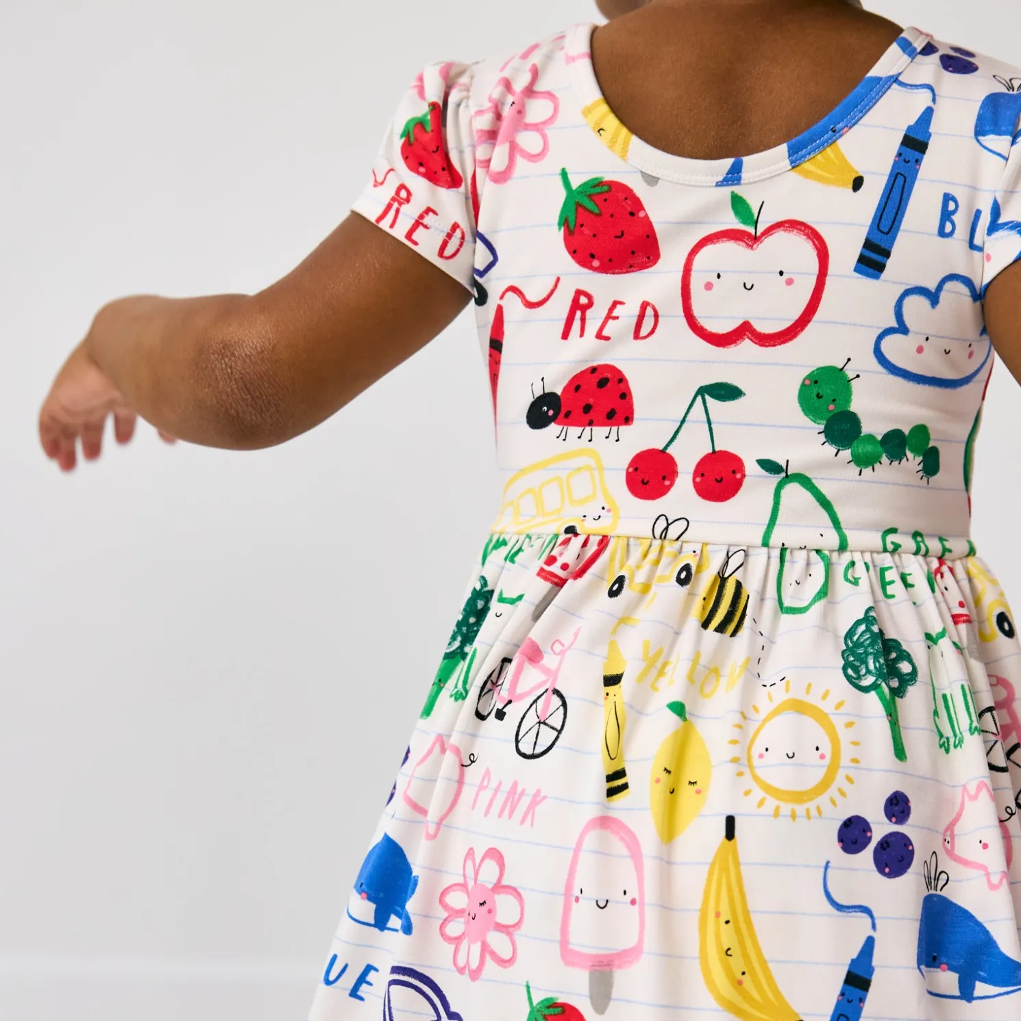 Coloring Crew Skater Dress with Bodysuit