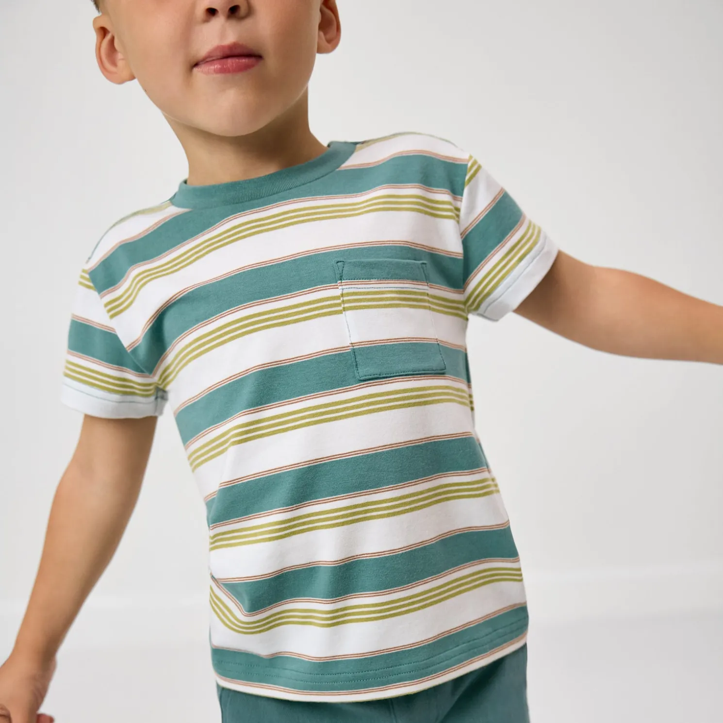 Comet Stripes Relaxed Pocket Tee