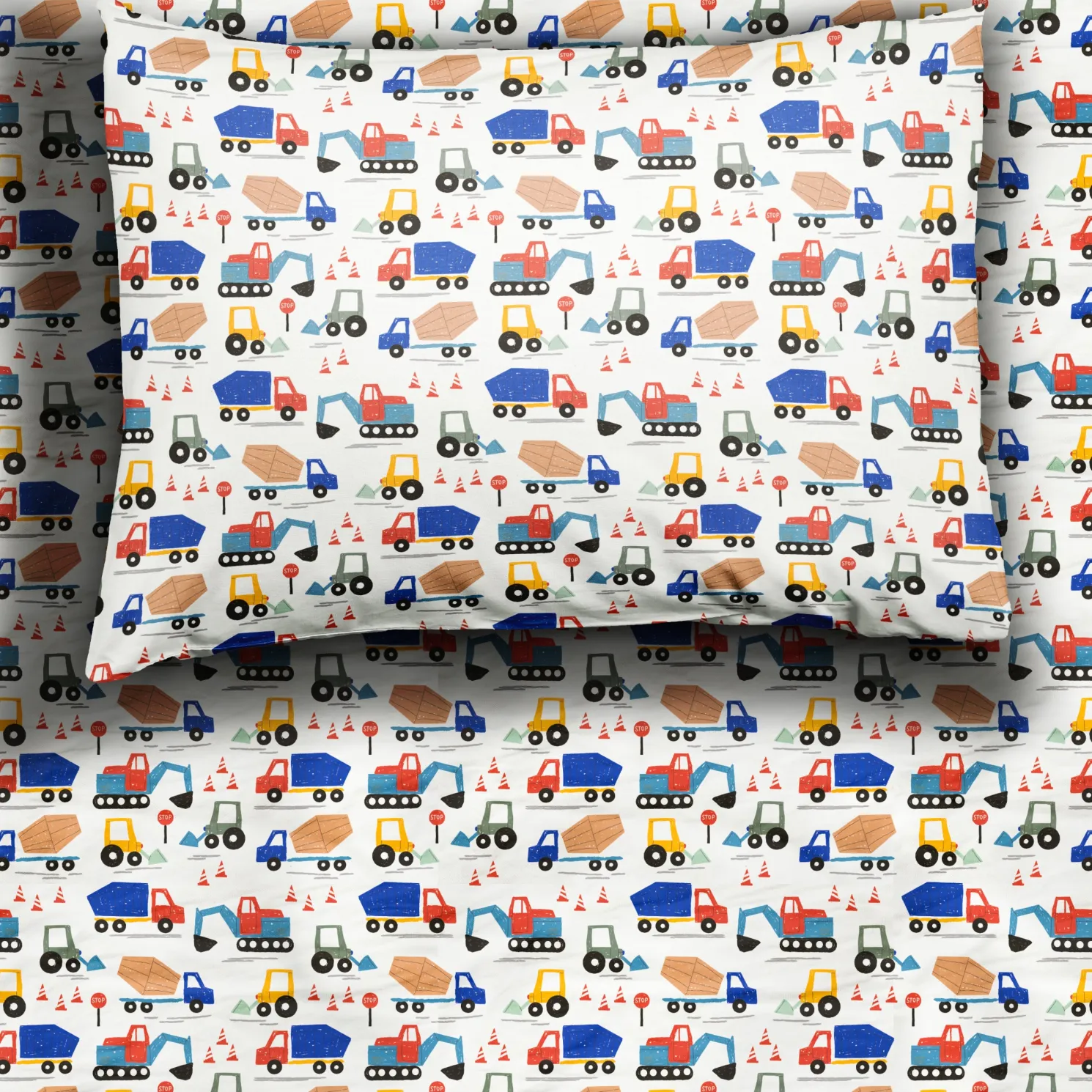 Construction Twin Sheet Set
