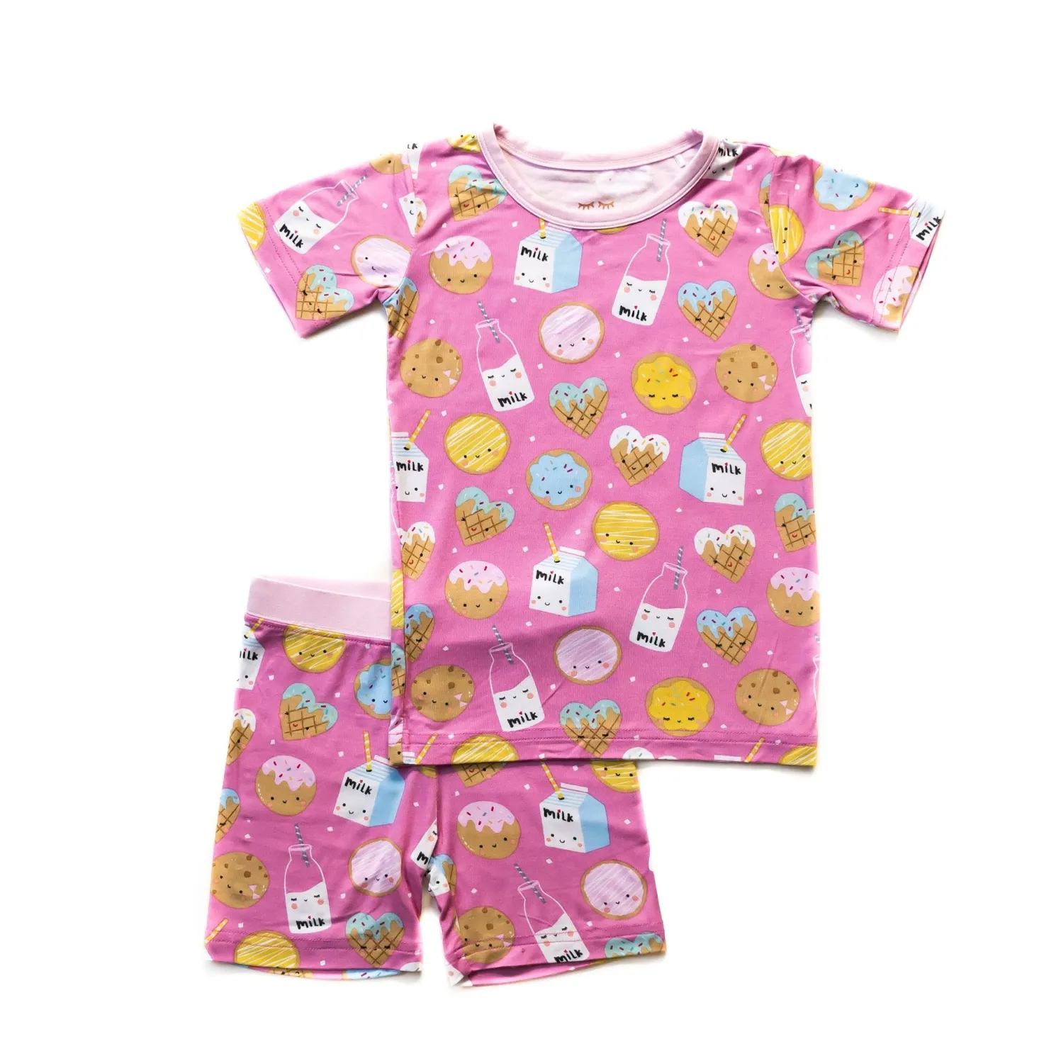 Cookies & Milk Two-Piece Pajama Set