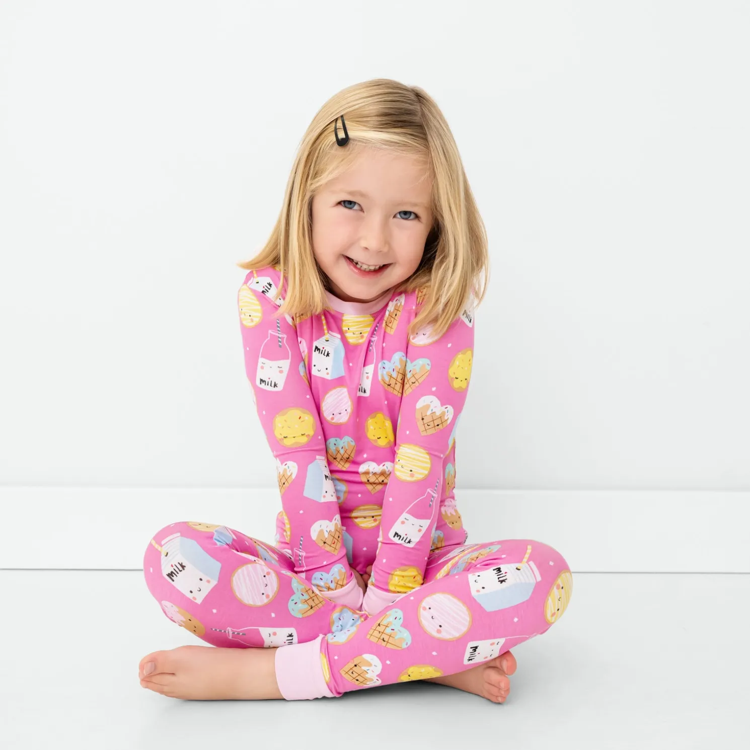 Cookies & Milk Two-Piece Pajama Set