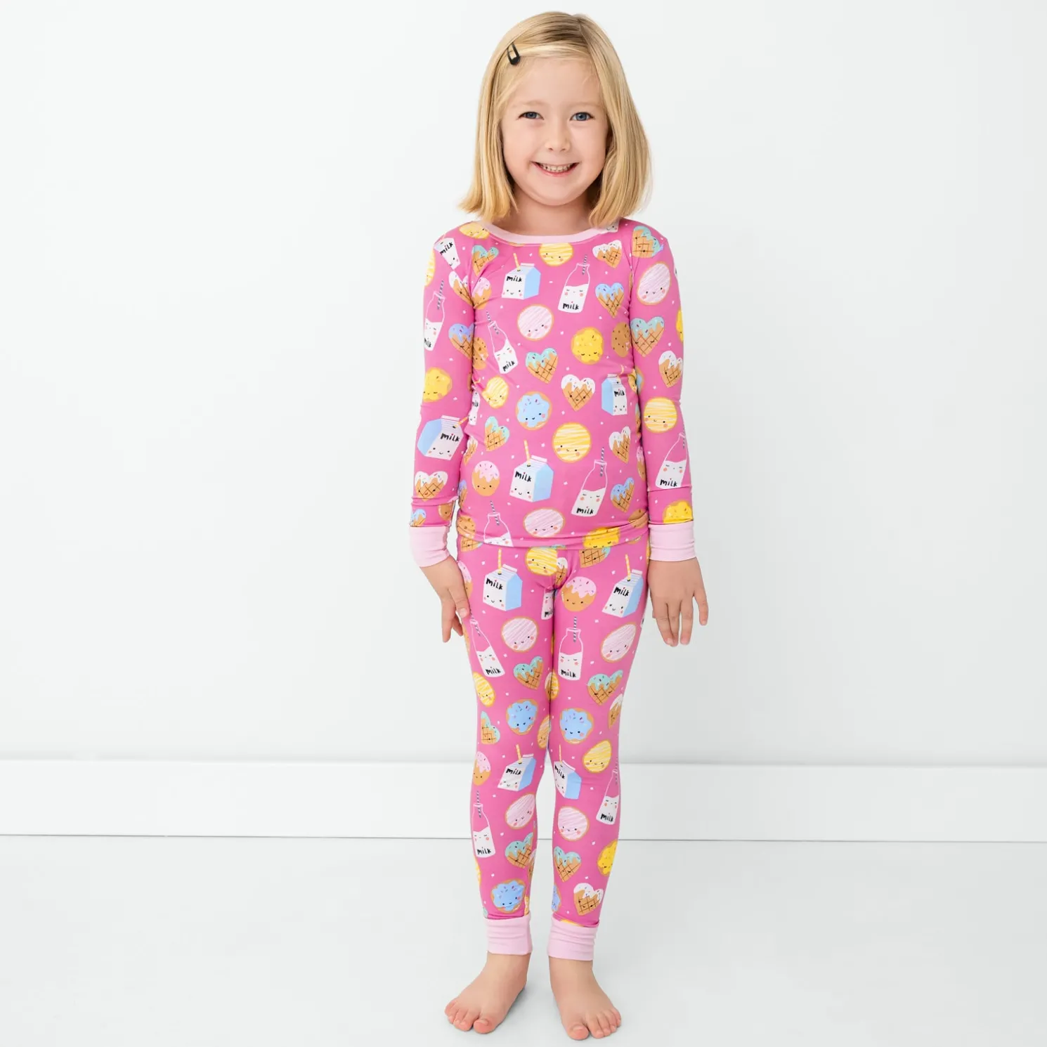 Cookies & Milk Two-Piece Pajama Set