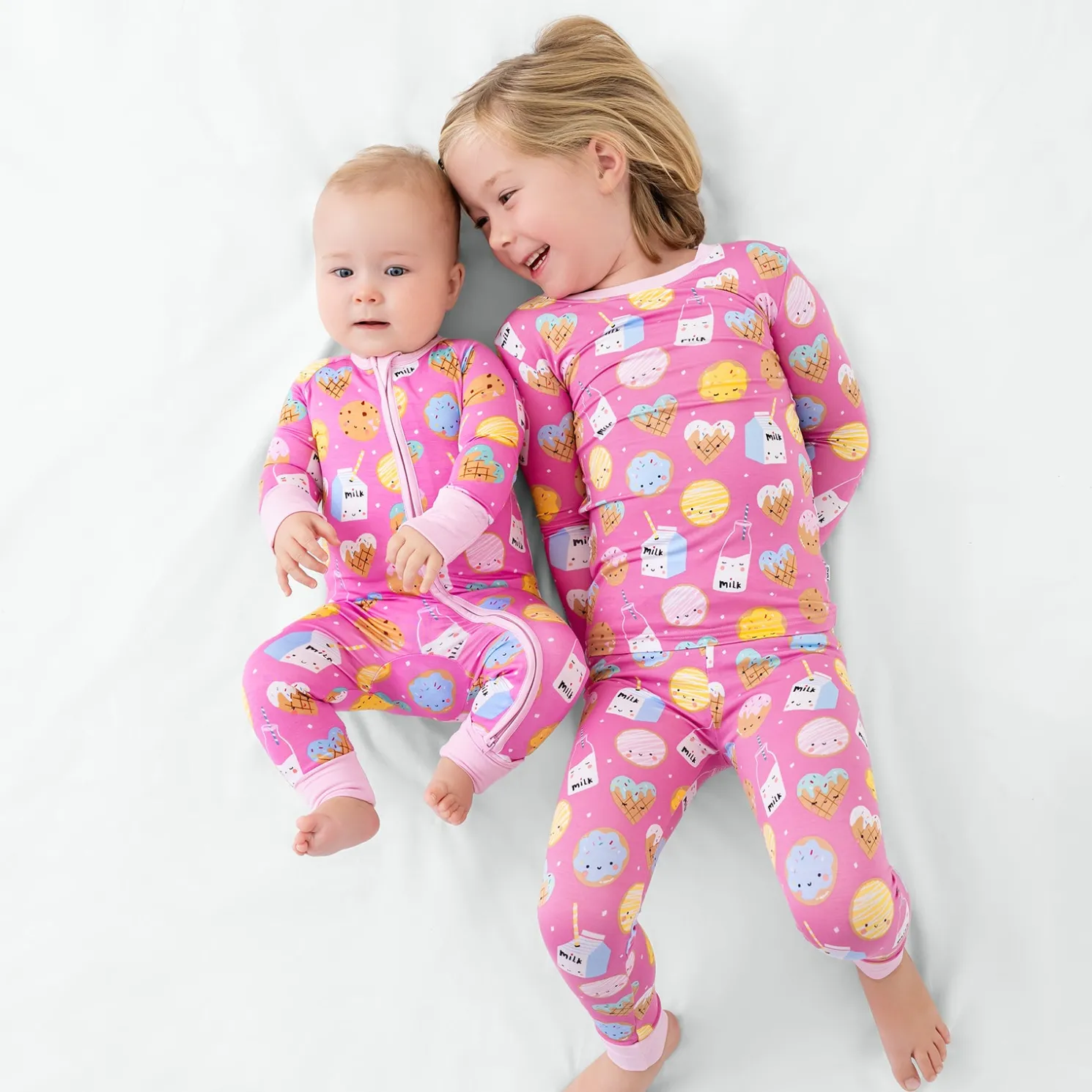 Cookies & Milk Two-Piece Pajama Set