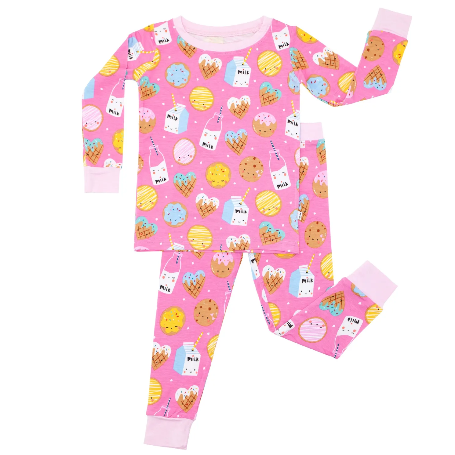 Cookies & Milk Two-Piece Pajama Set