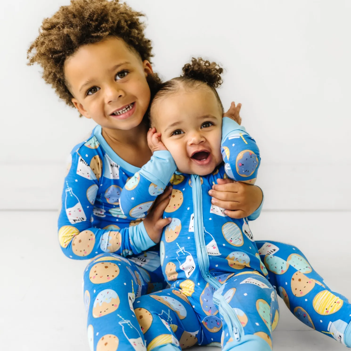 Cookies & Milk Two-Piece Pajama Set