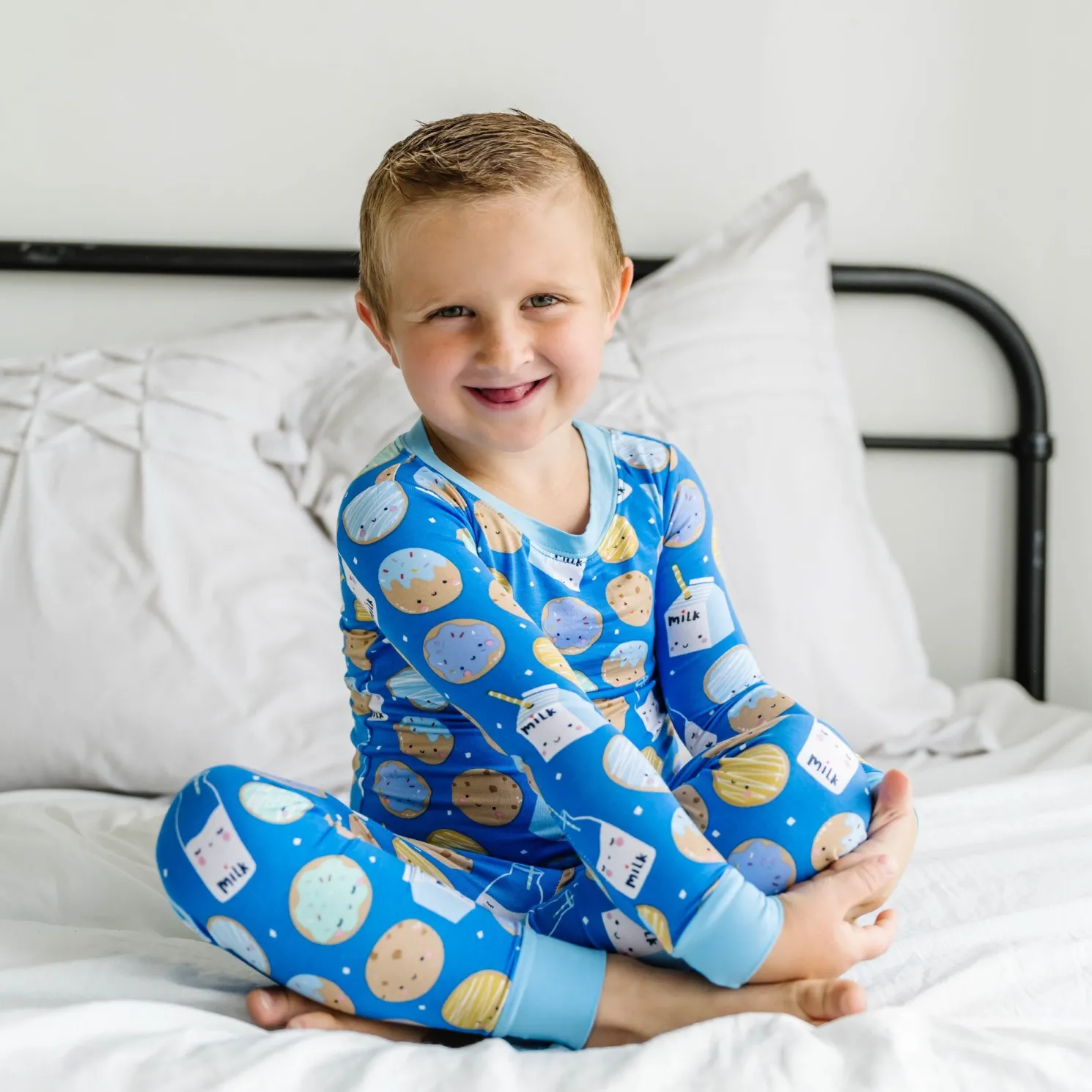 Cookies & Milk Two-Piece Pajama Set
