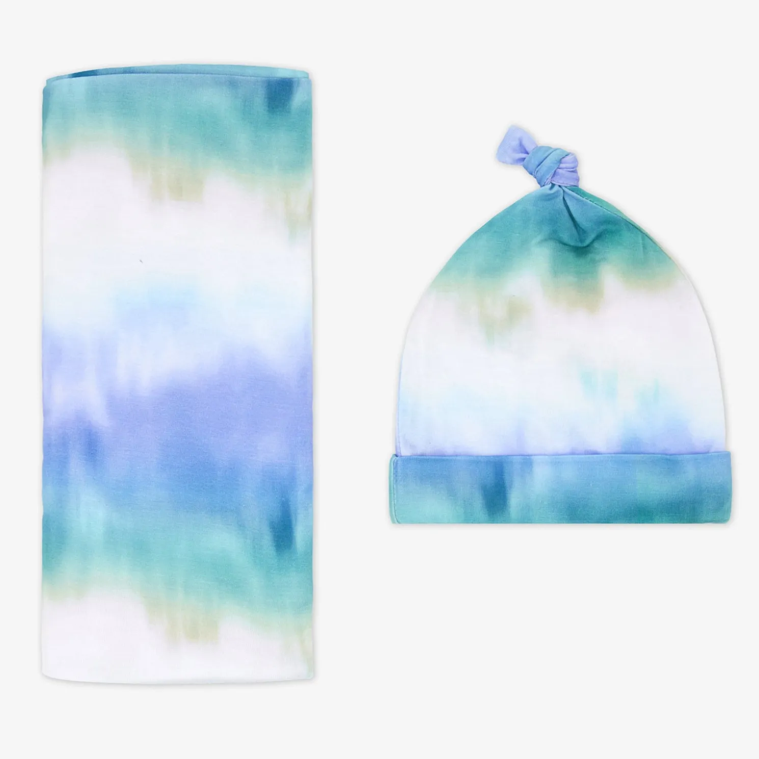 Cosmic Mist Swaddle & Hat Set