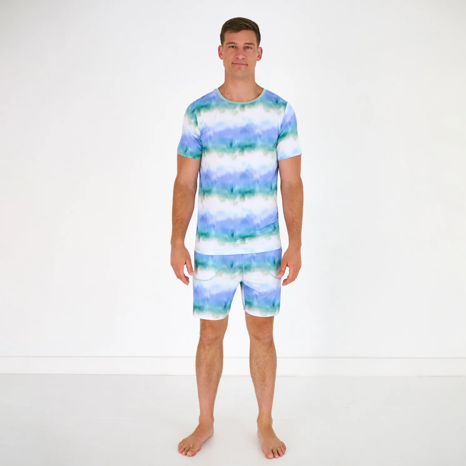 Cosmic Mist Men's Pajama Shorts