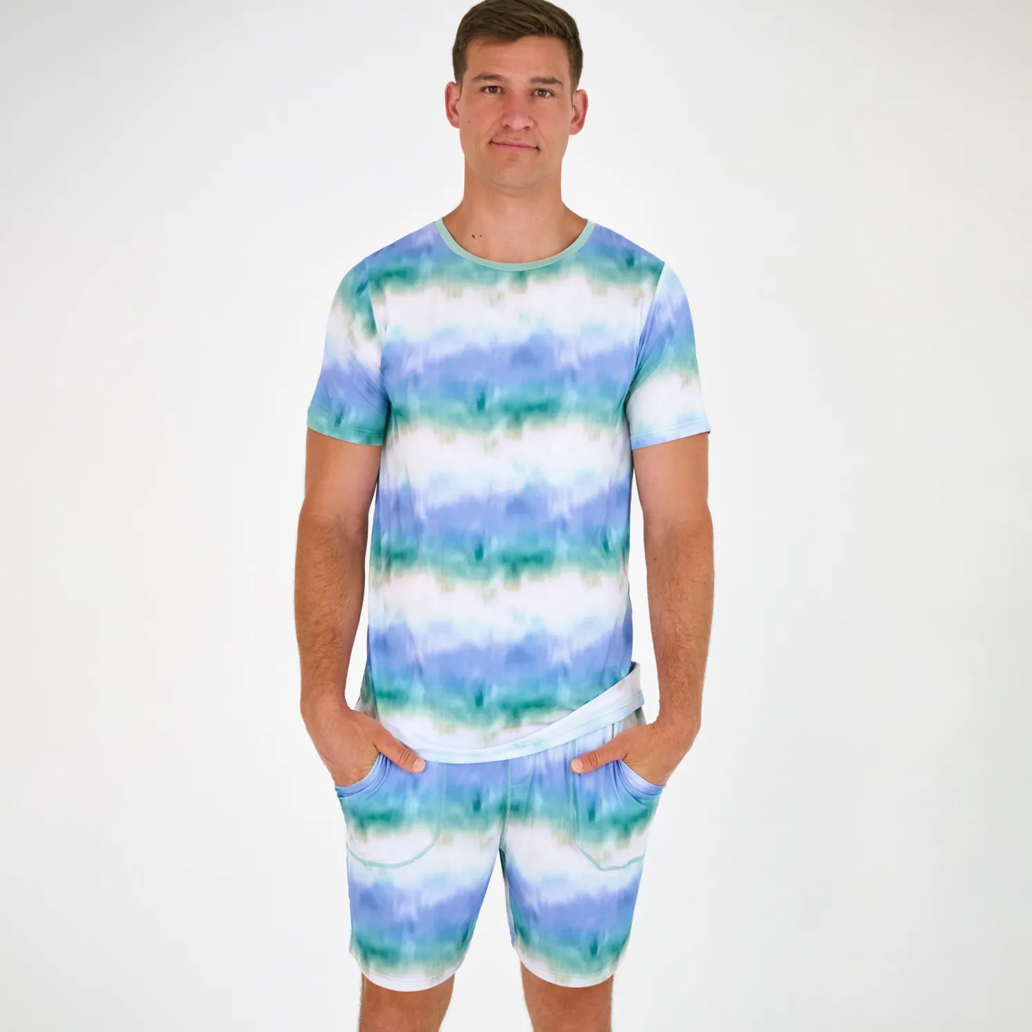 Cosmic Mist Men's Pajama Shorts