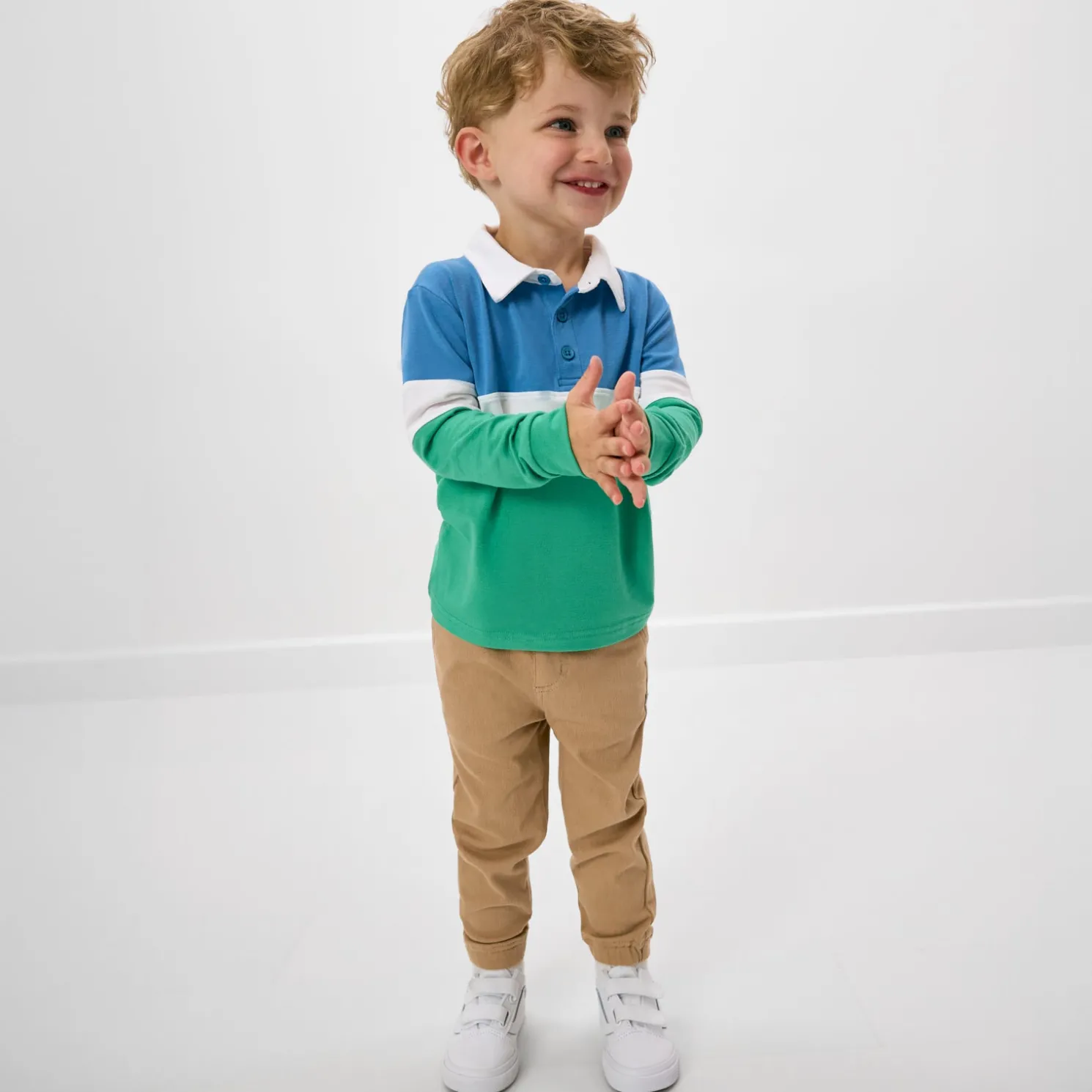 Crisp Green Rugby Shirt