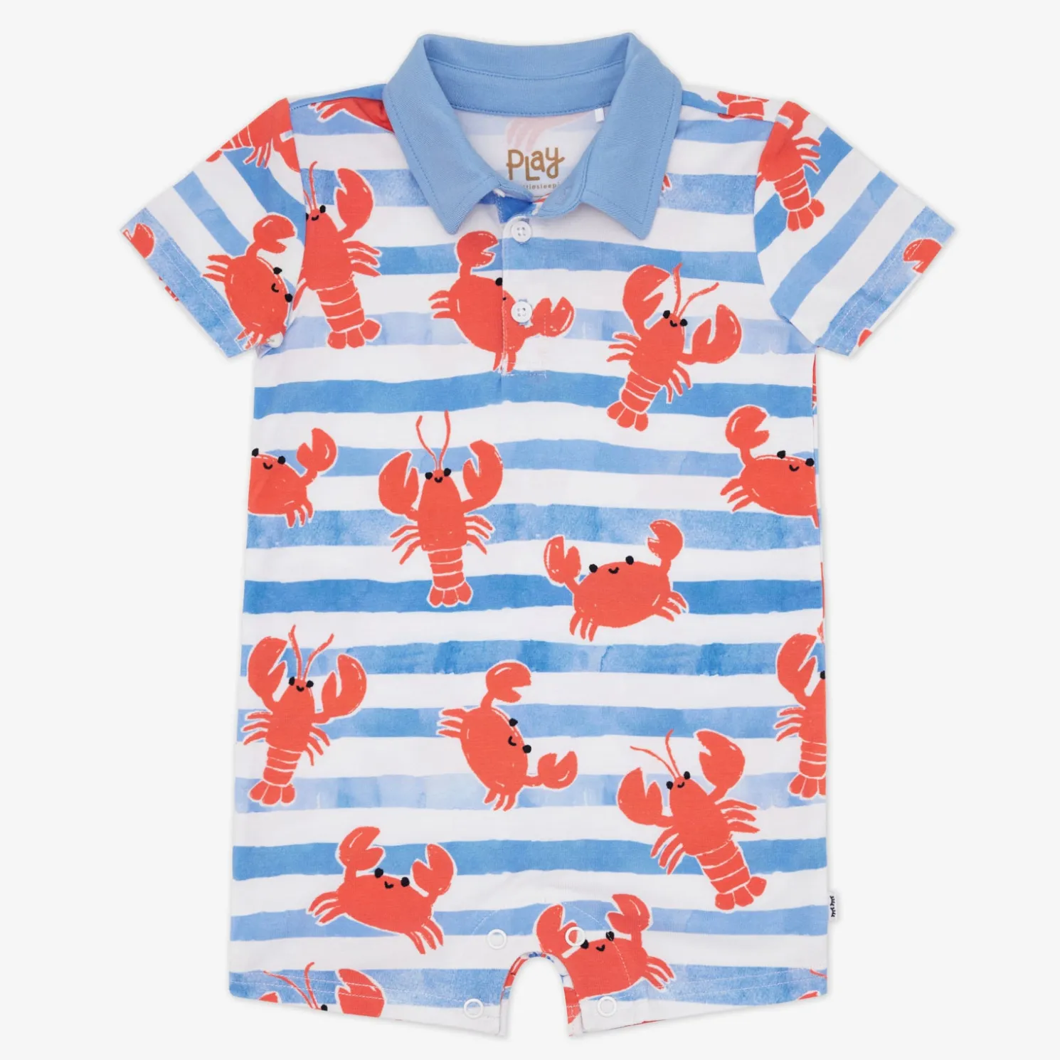 Crustacean Crew Polo Shorty Romper