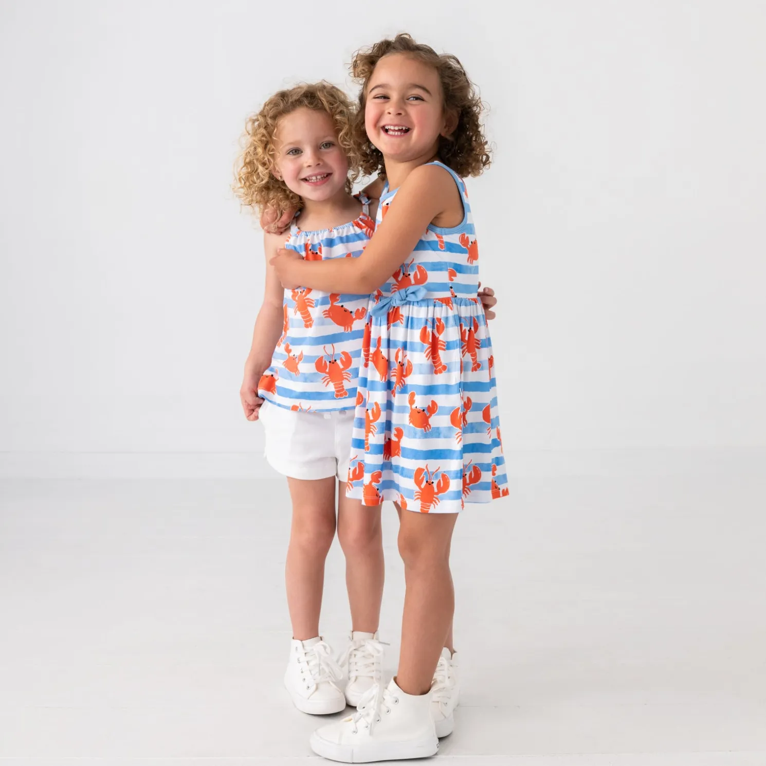 Crustacean Crew Bow Strap Tank