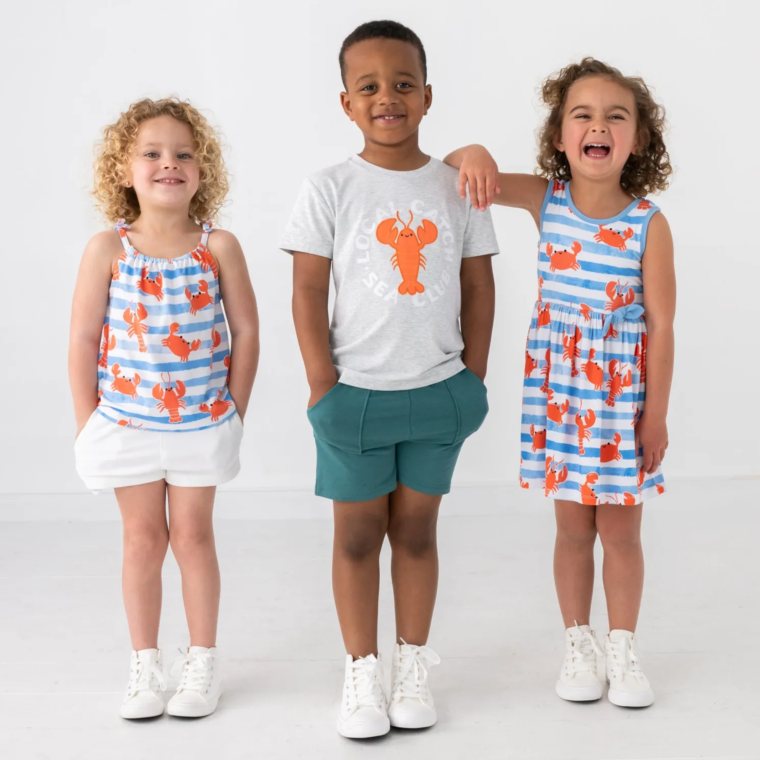 Crustacean Crew Bow Strap Tank