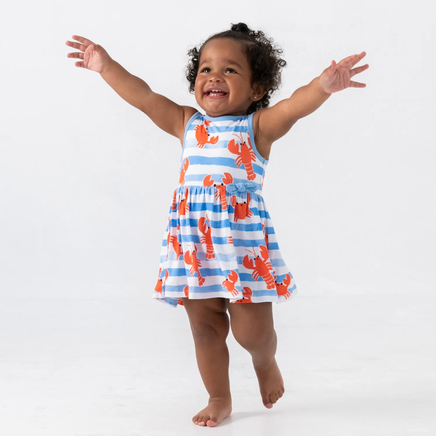 Crustacean Crew Skater Dress with Bodysuit