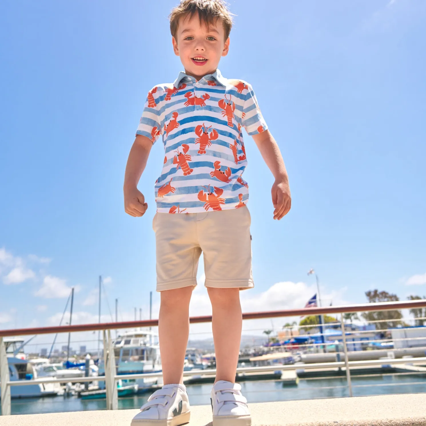 Crustacean Crew Polo Shirt