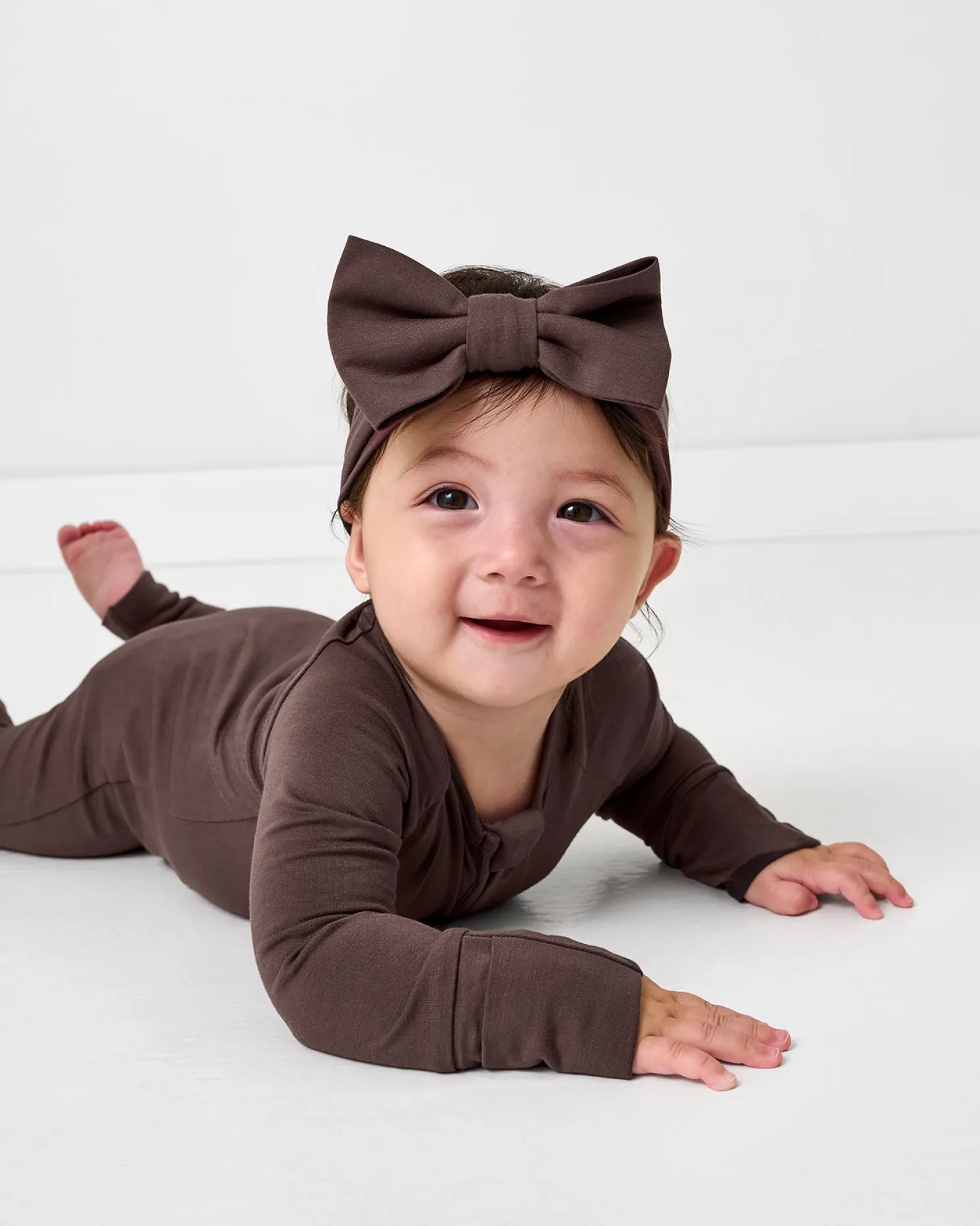 Dark Chocolate Luxe Bow Headband