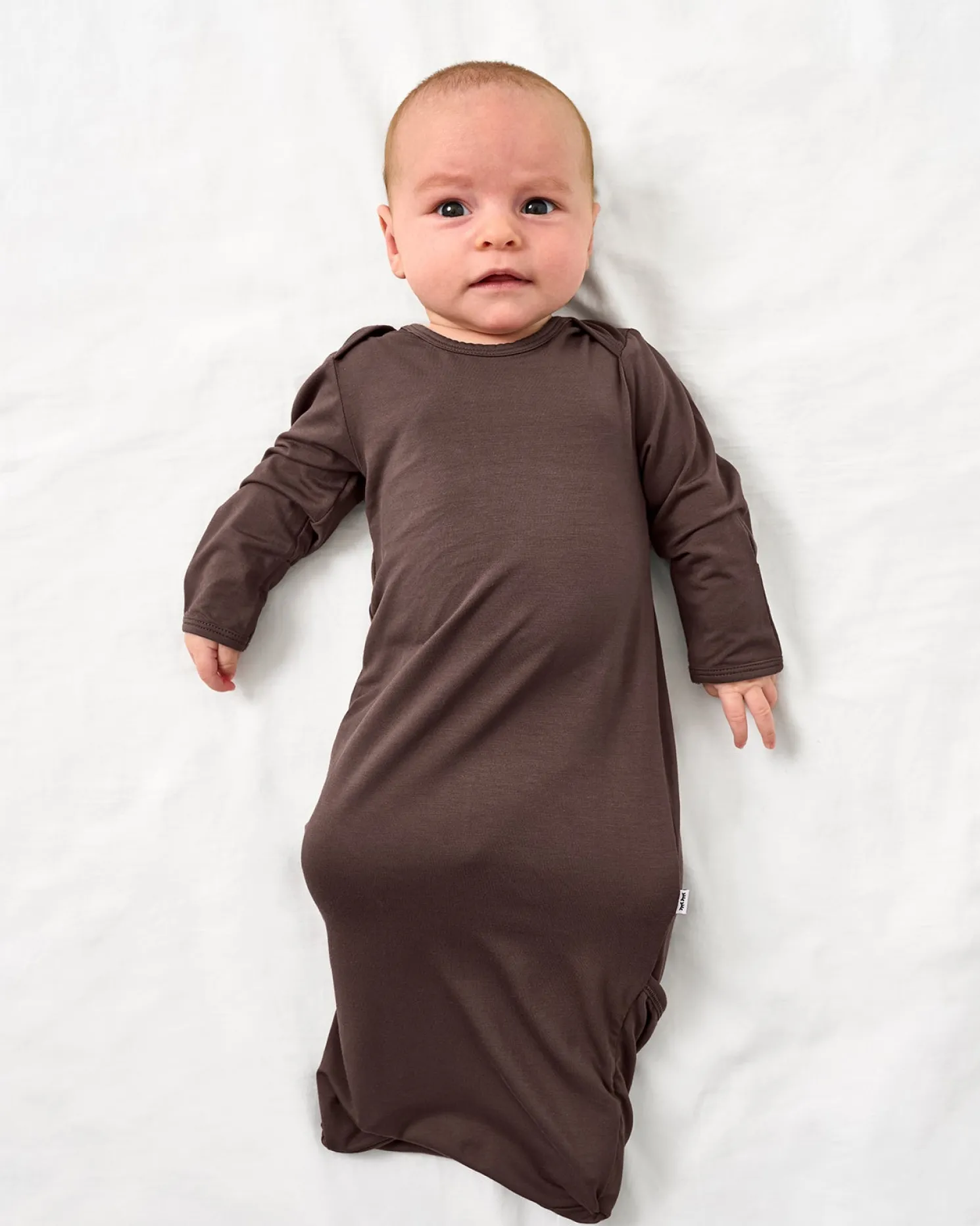 Dark Chocolate Infant Gown