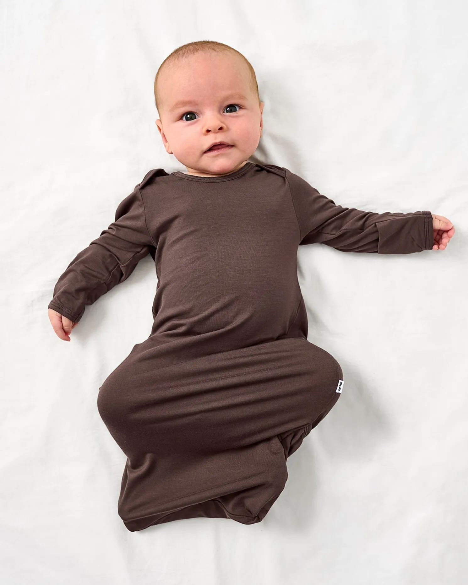Dark Chocolate Infant Gown