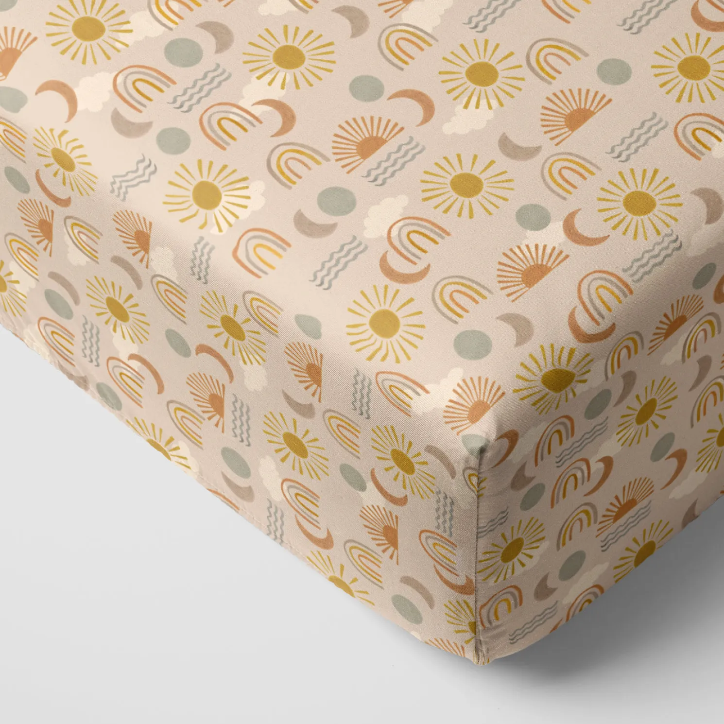 Desert Sunrise Fitted Crib Sheet