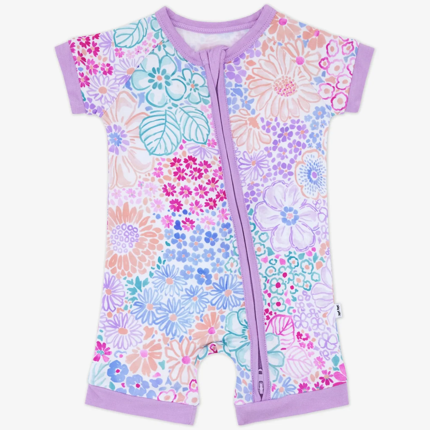 Doodle Blooms Shorty Zippy