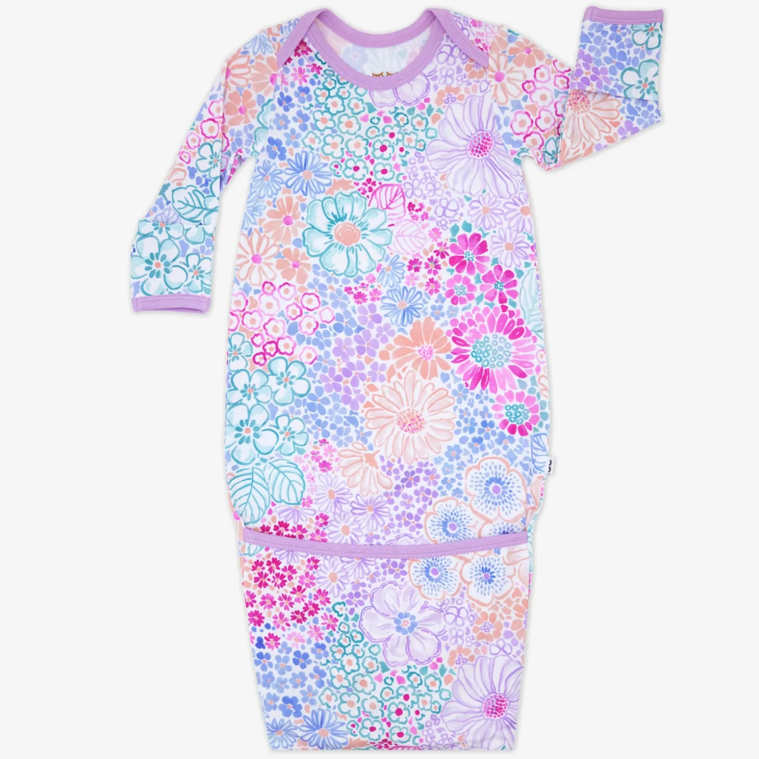Doodle Blooms Infant Gown