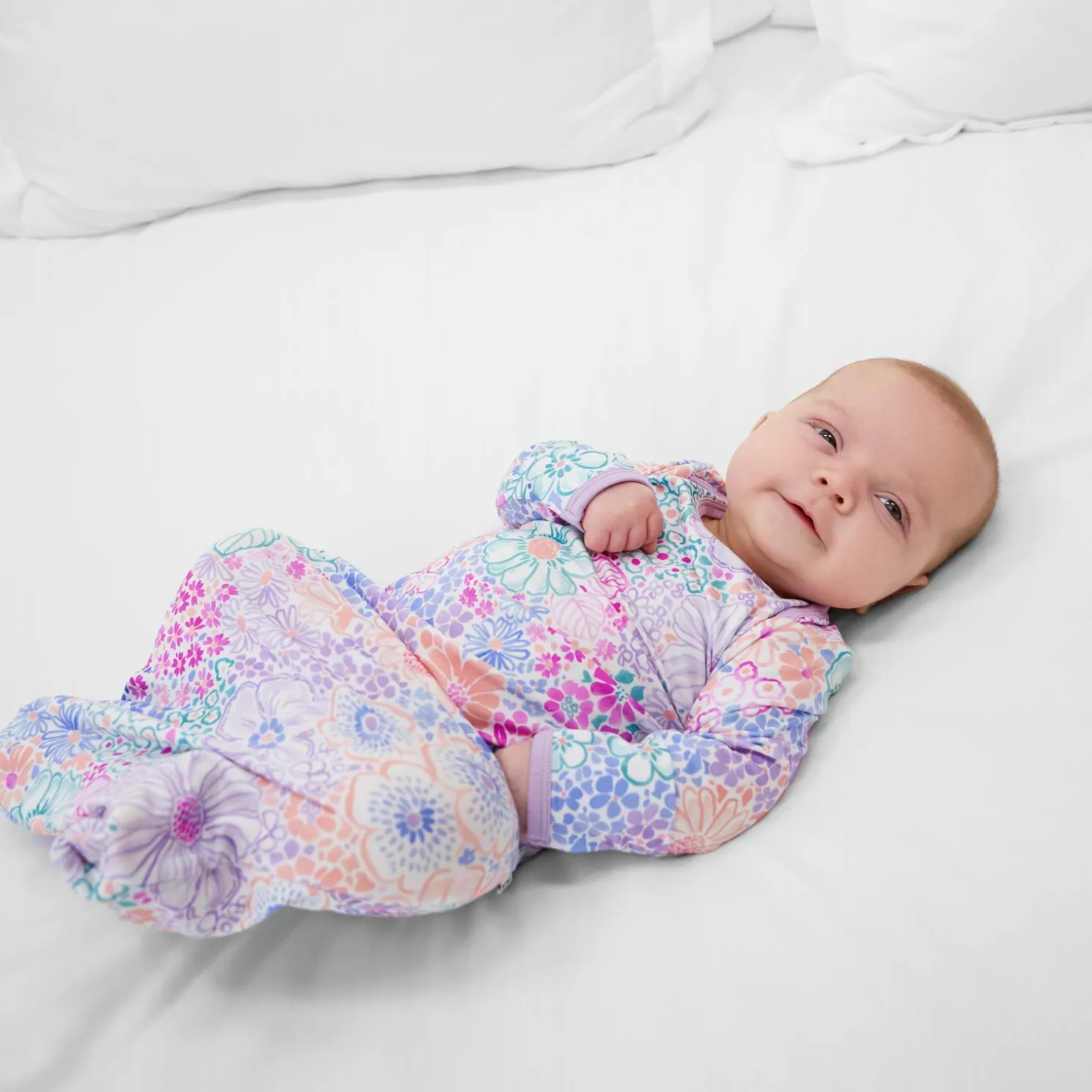 Doodle Blooms Infant Gown