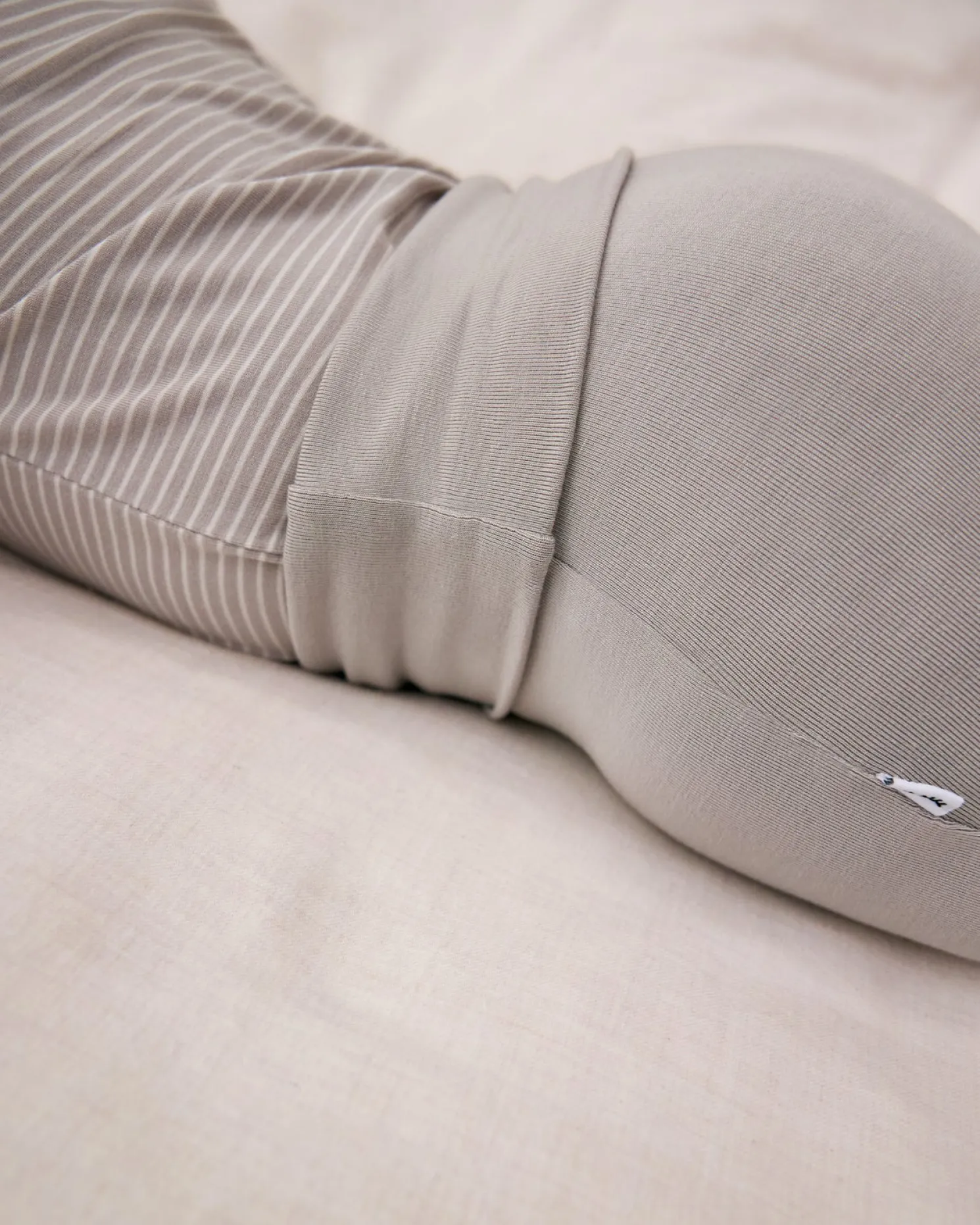 Dove Gray Fold-Over Legging