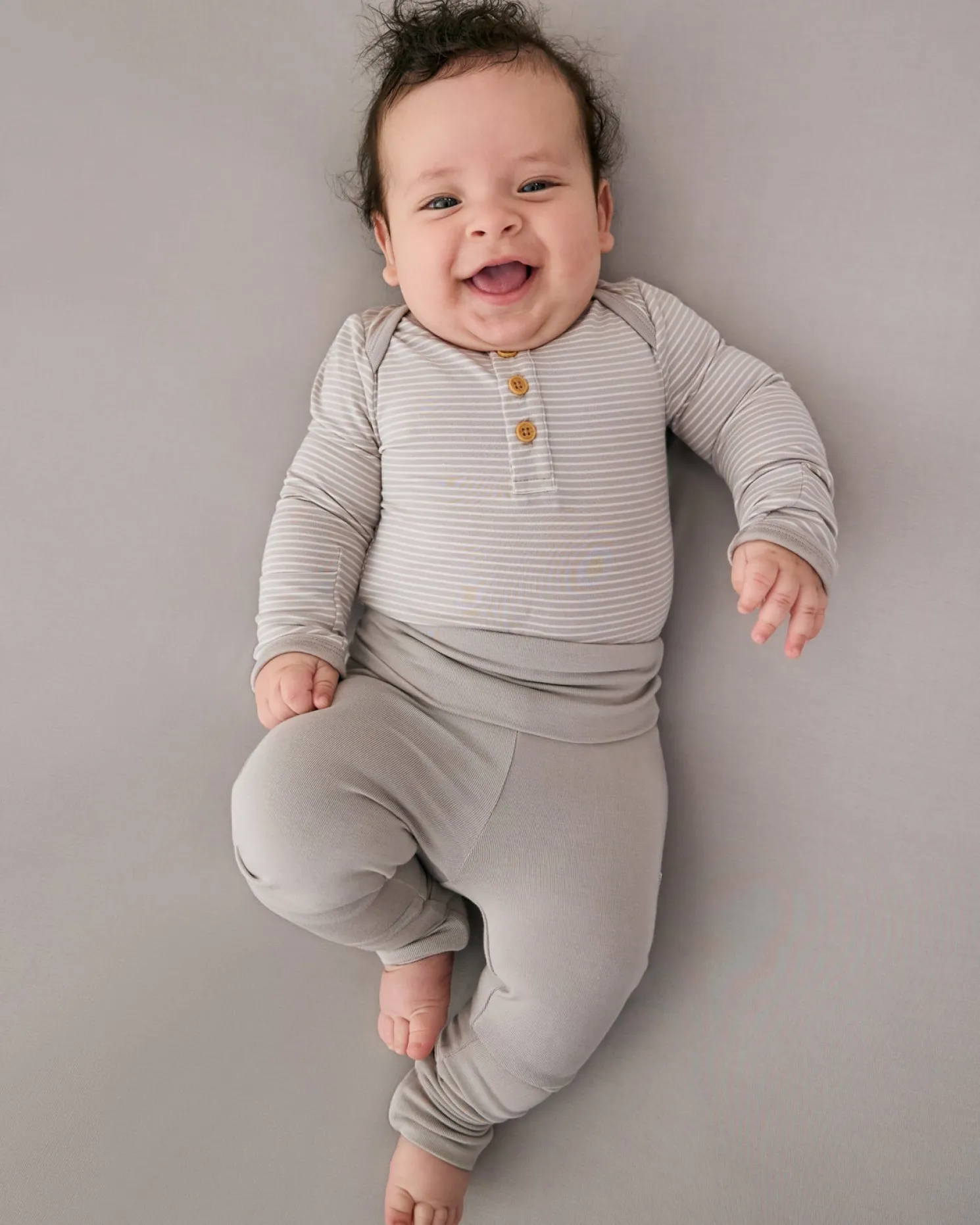 Dove Gray Fold-Over Legging