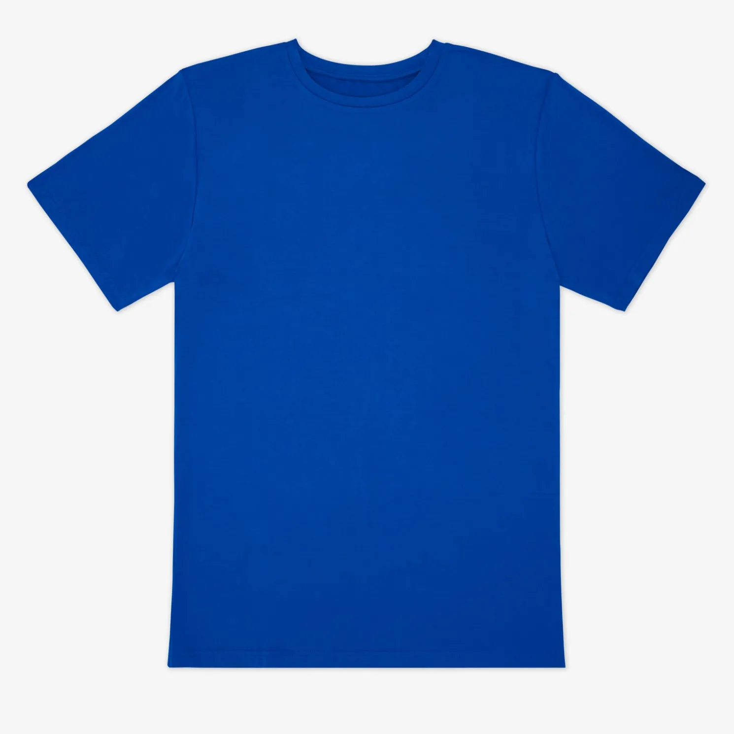 Electric Blue Men's Short Sleeve Pajama Top