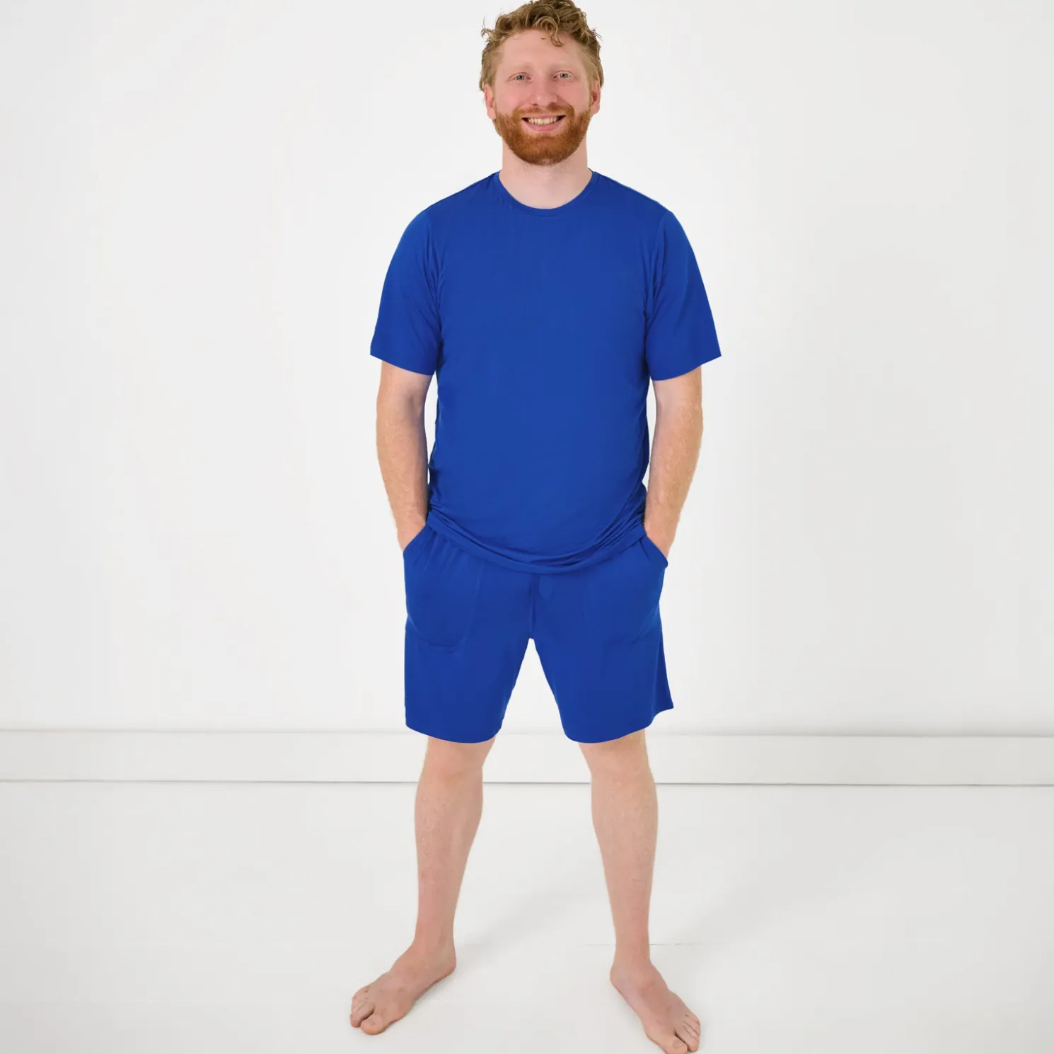 Electric Blue Men's Pajama Shorts