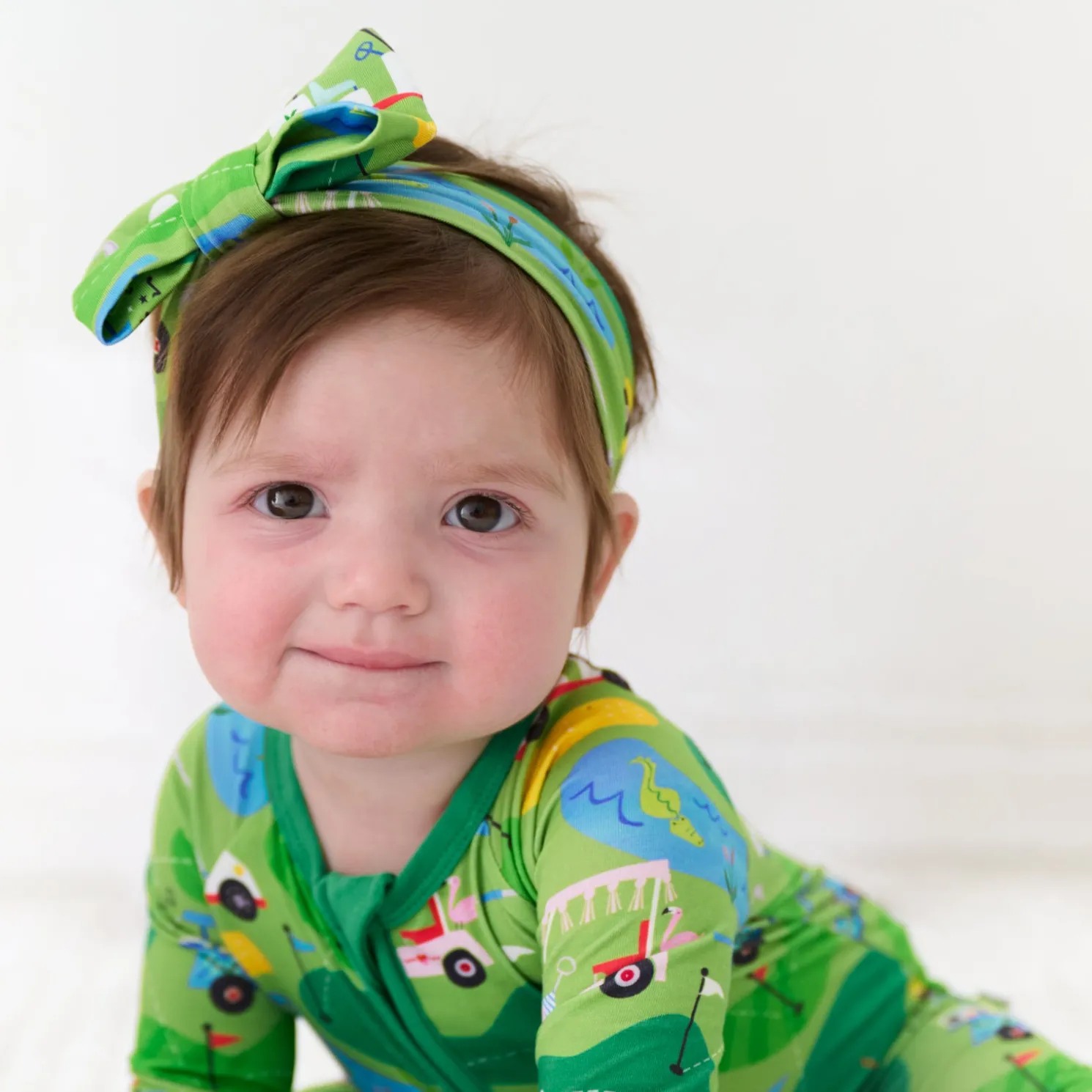 Fairway Fun Luxe Bow Headband