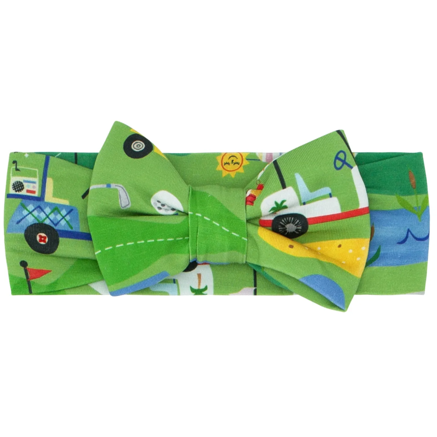 Fairway Fun Luxe Bow Headband