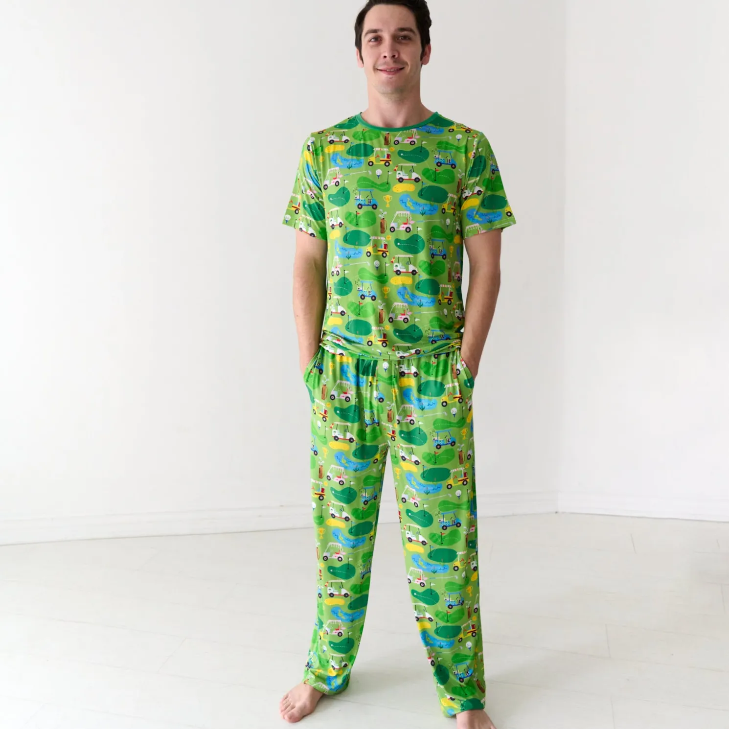 Fairway Fun Men's Short Sleeve Pajama Top