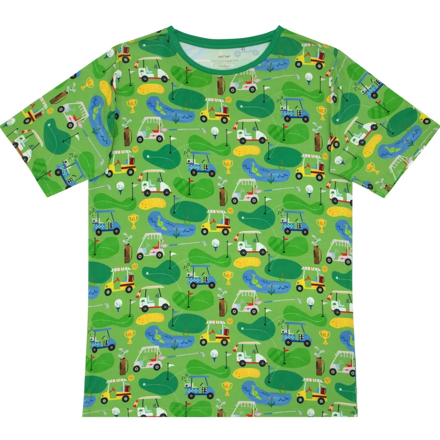 Fairway Fun Men's Short Sleeve Pajama Top