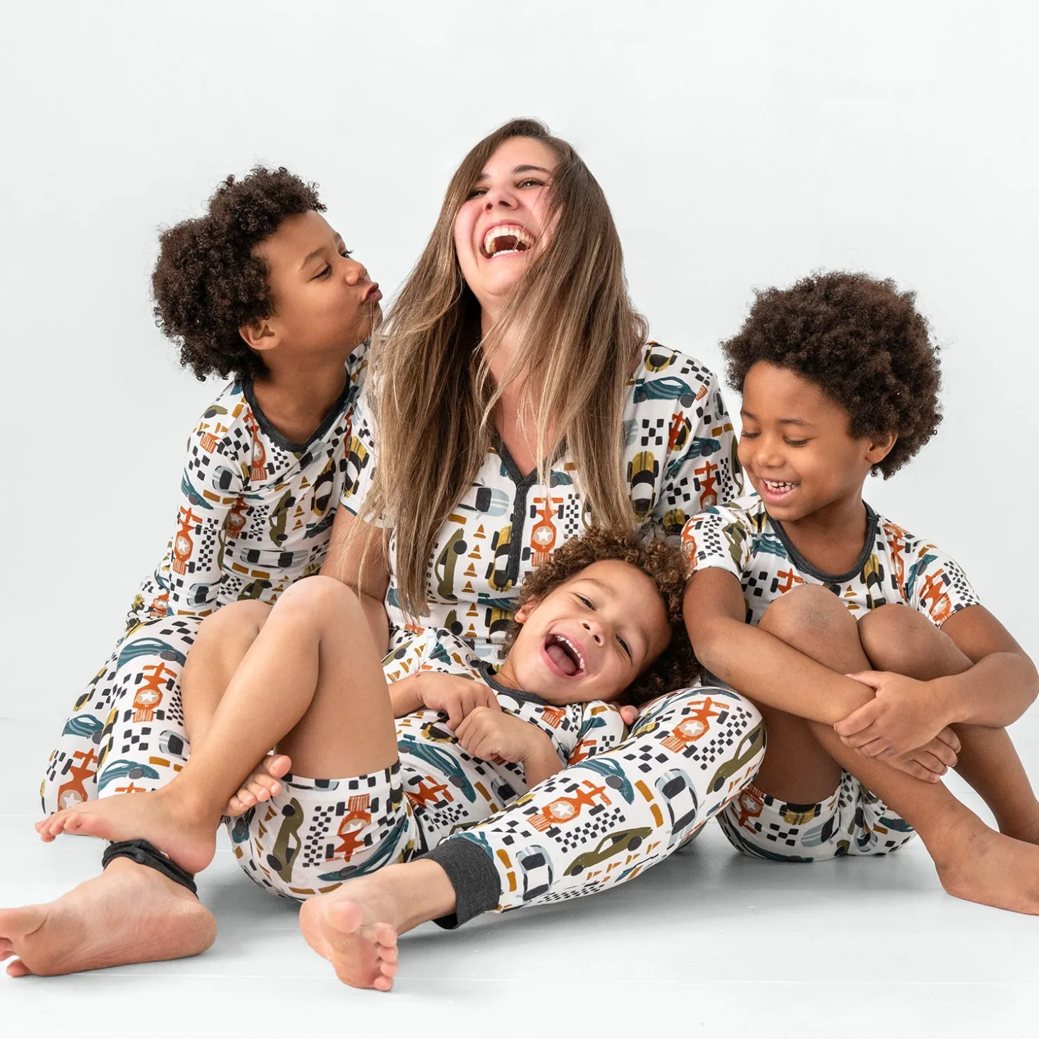 Fast Lane Women's Short Sleeve Pajama Top