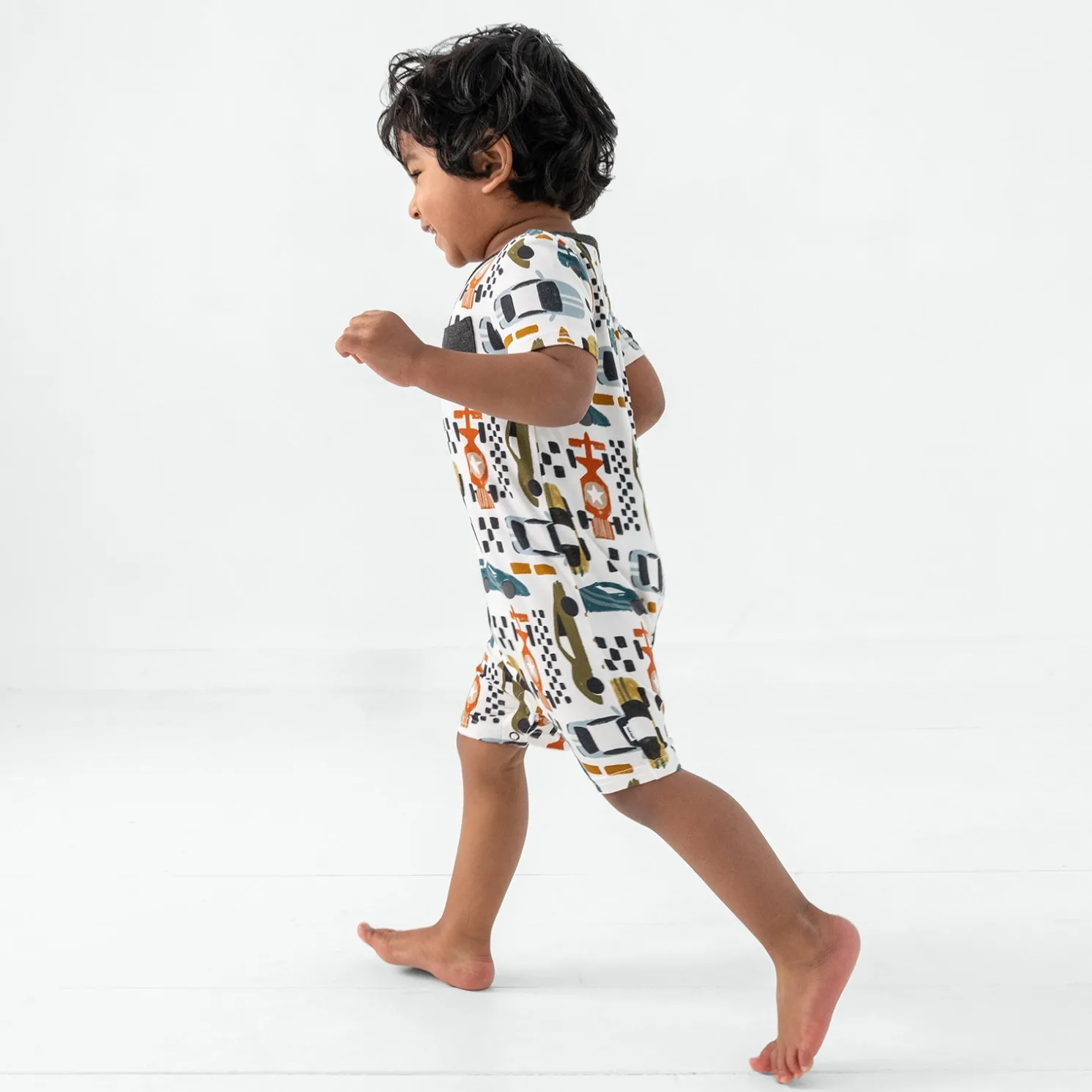 Fast Lane Pocket Shorty Romper