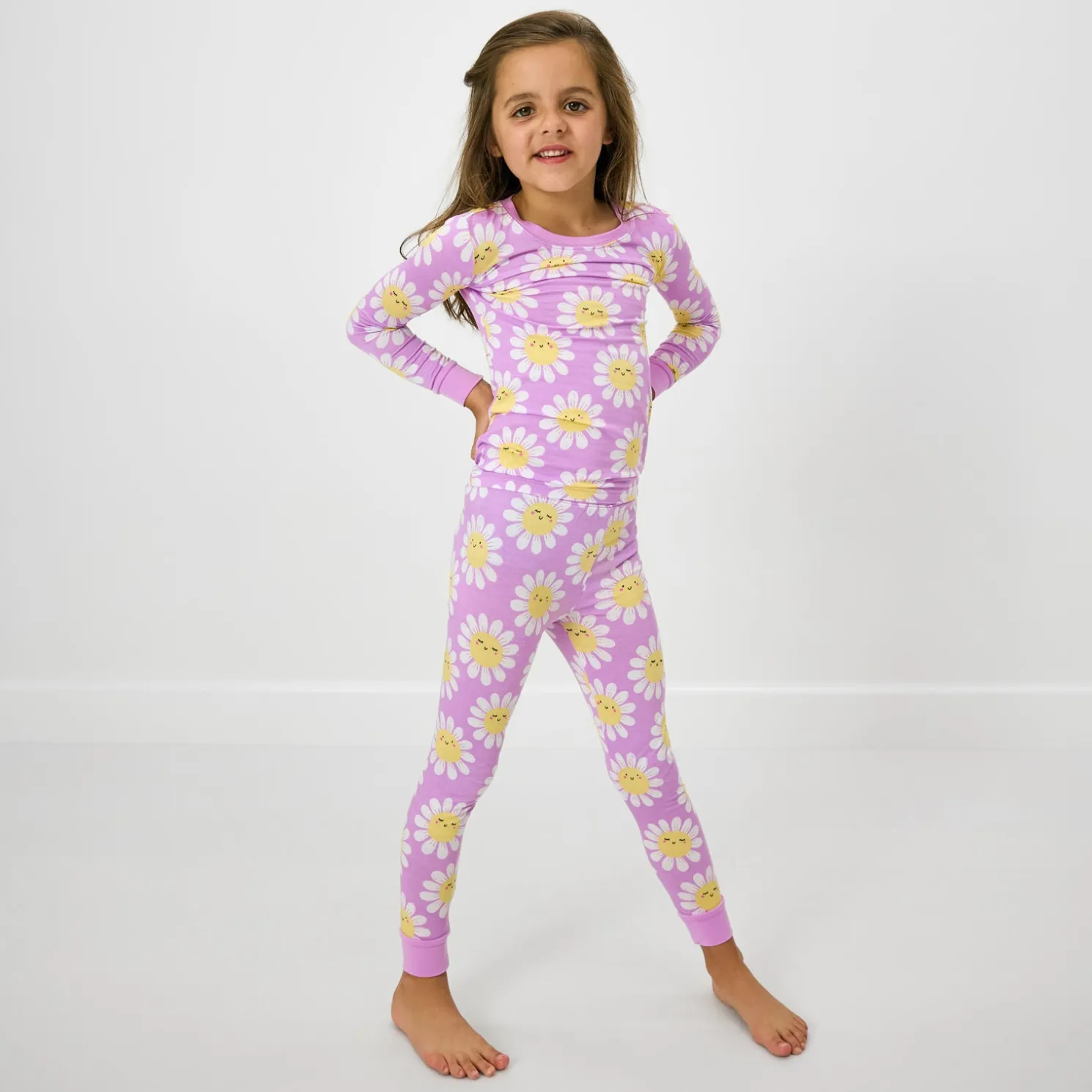 Flower Power Two-Piece Pajama Set