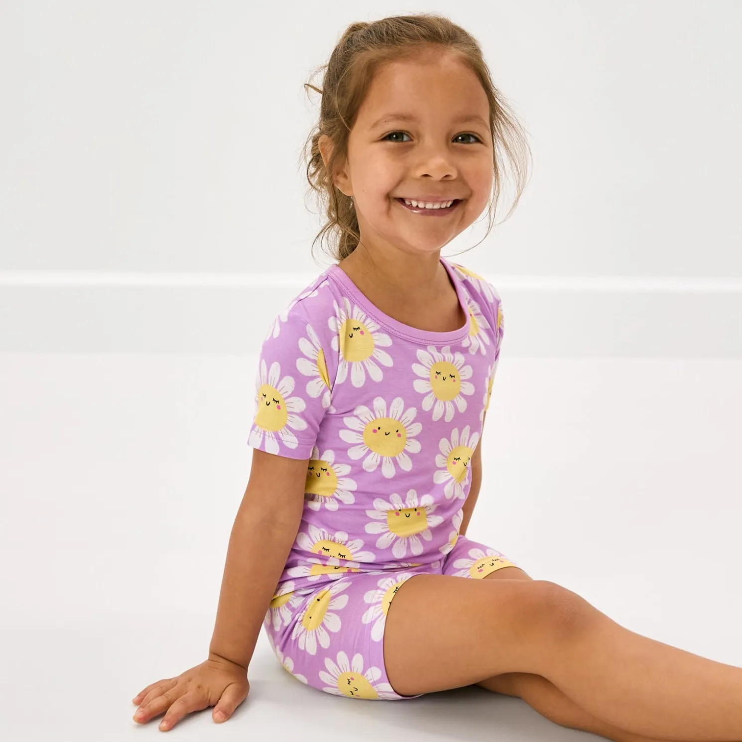 Flower Power Two-Piece Pajama Set