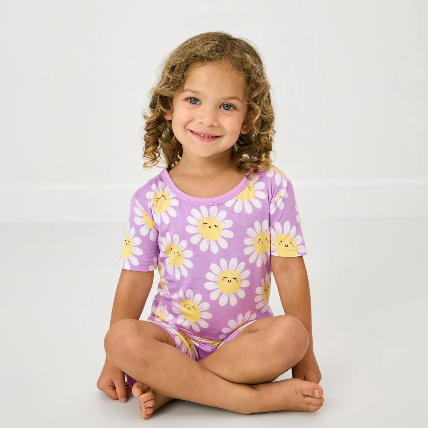 Flower Power Two-Piece Pajama Set