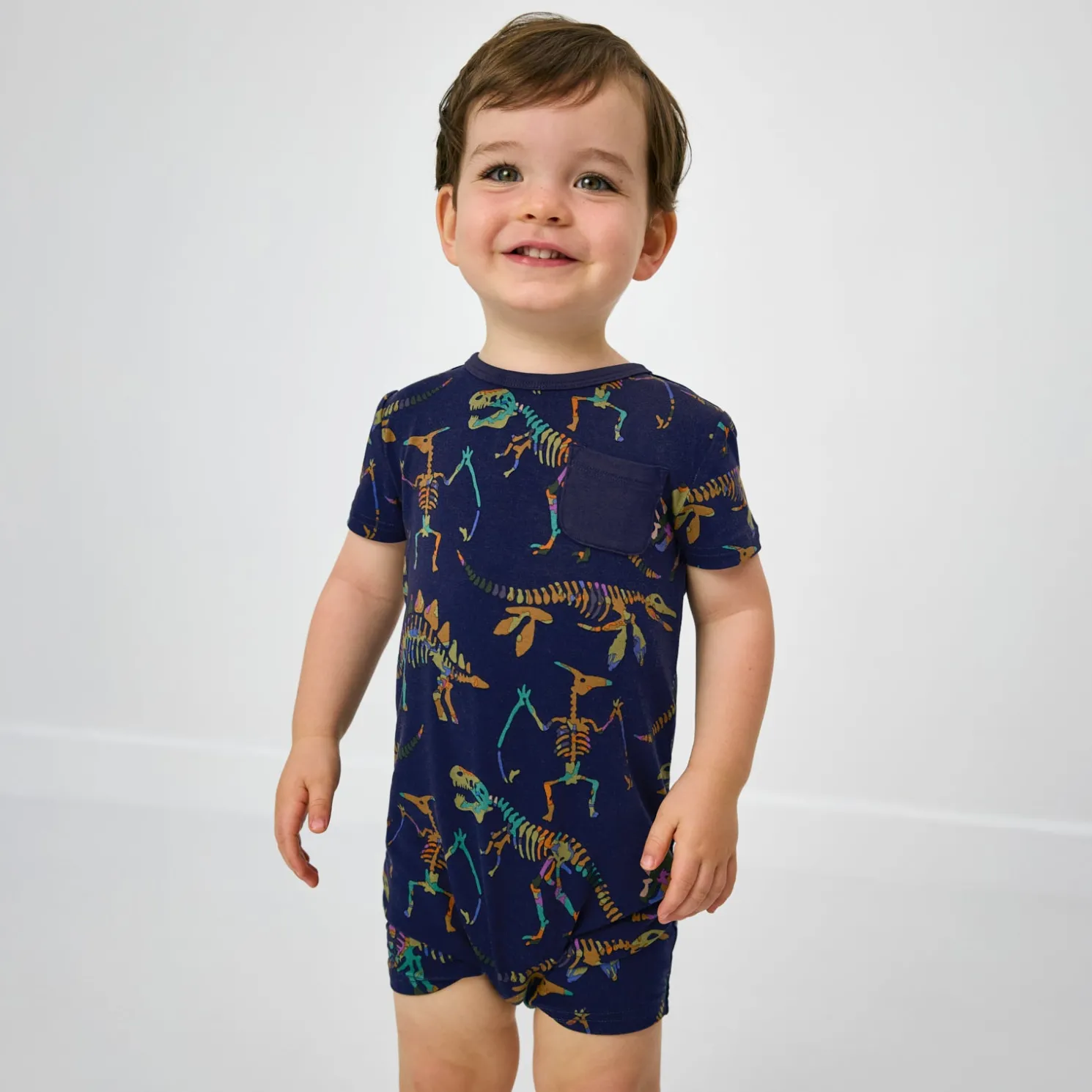 Fossil Quest Pocket Shorty Romper