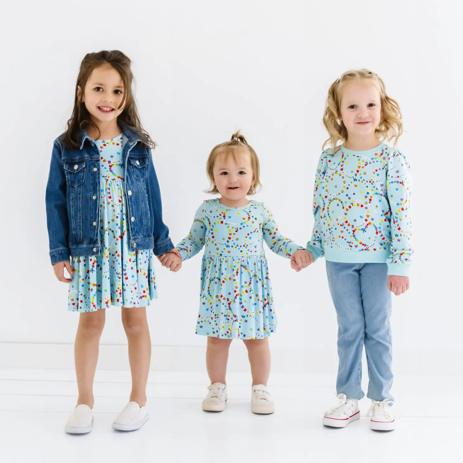 Friends Forever Puff Sleeve Crewneck