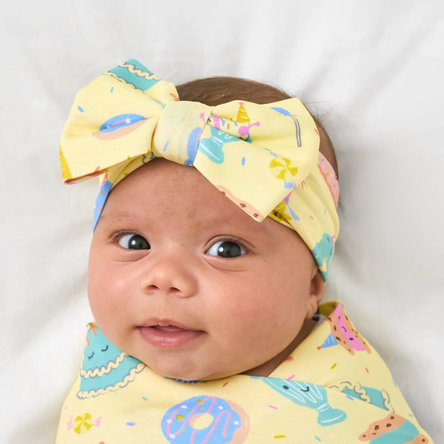 Frosted Fun Luxe Bow Headband
