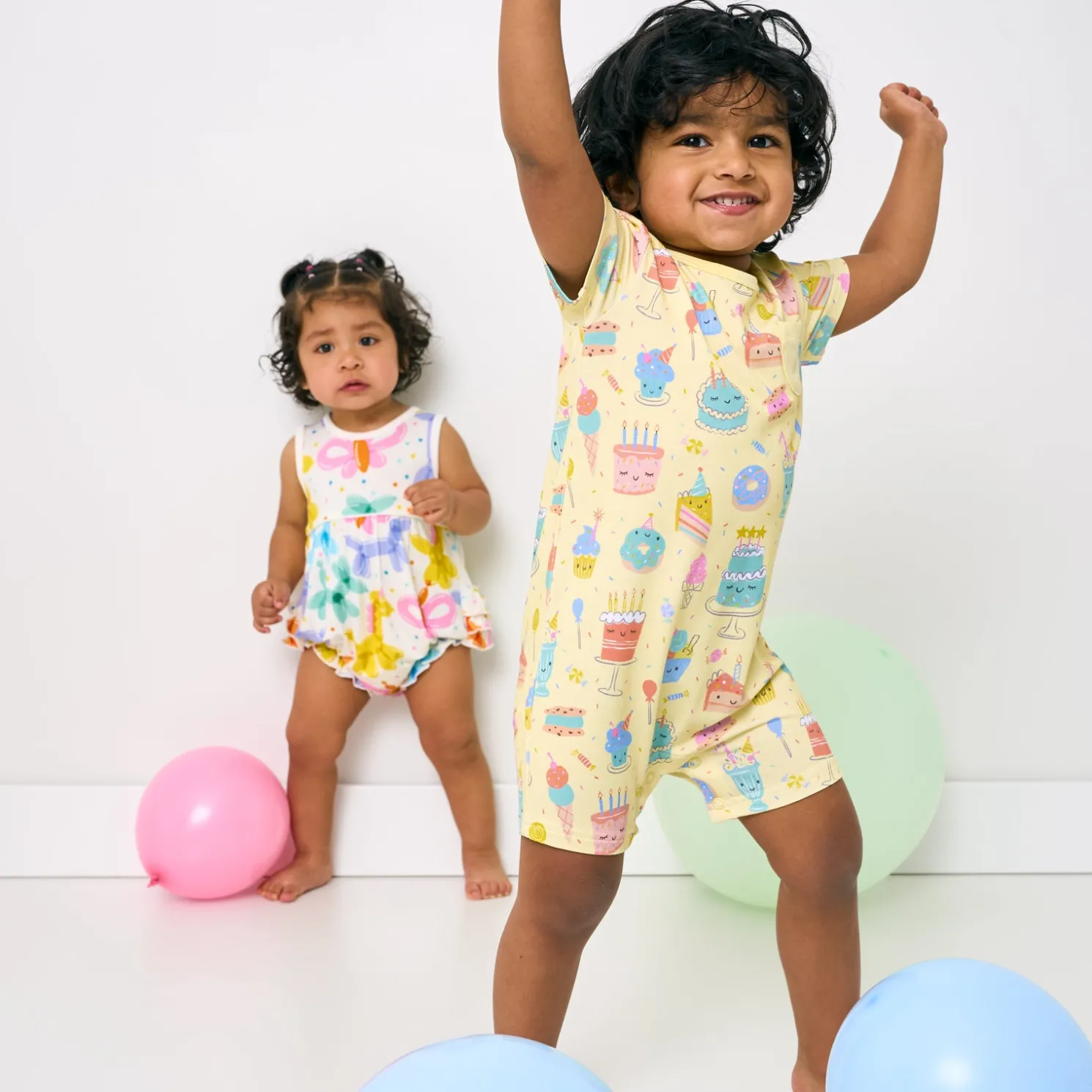 Frosted Fun Pocket Shorty Romper