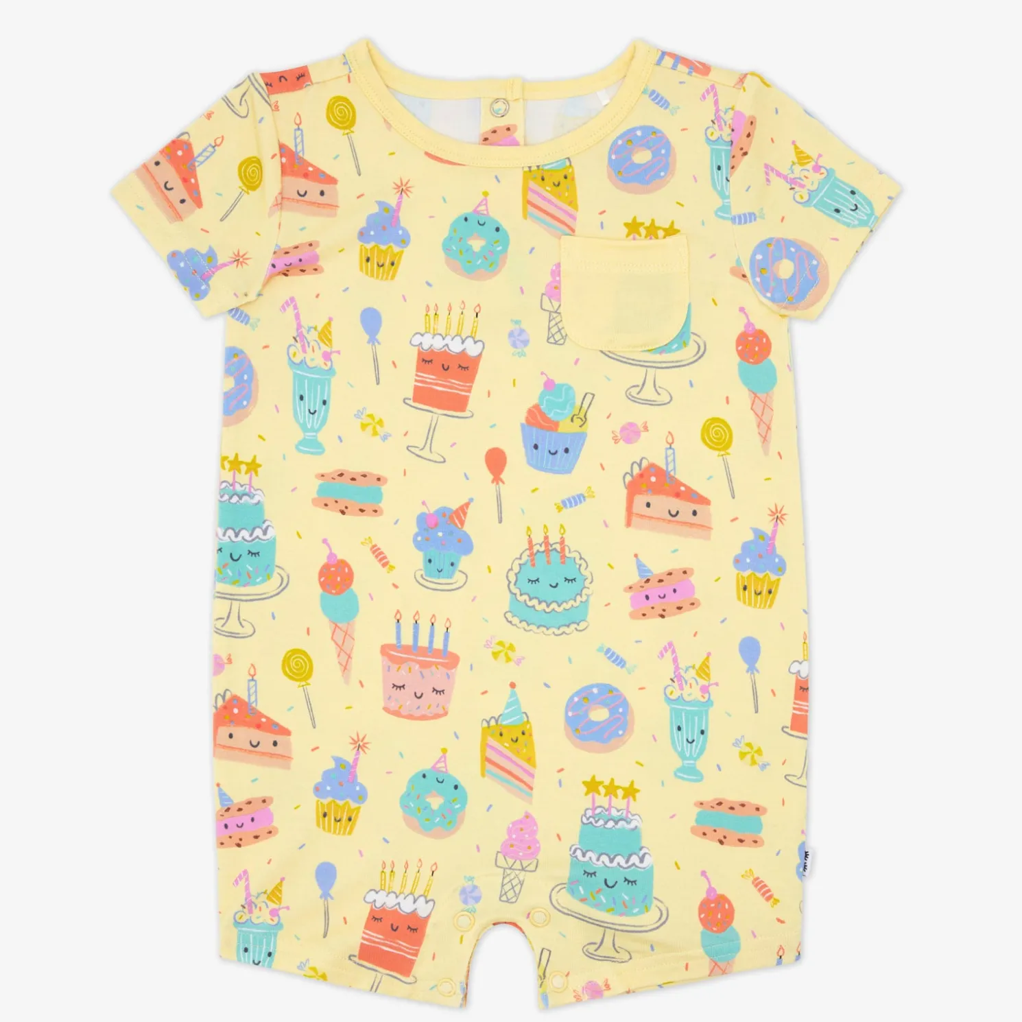 Frosted Fun Pocket Shorty Romper