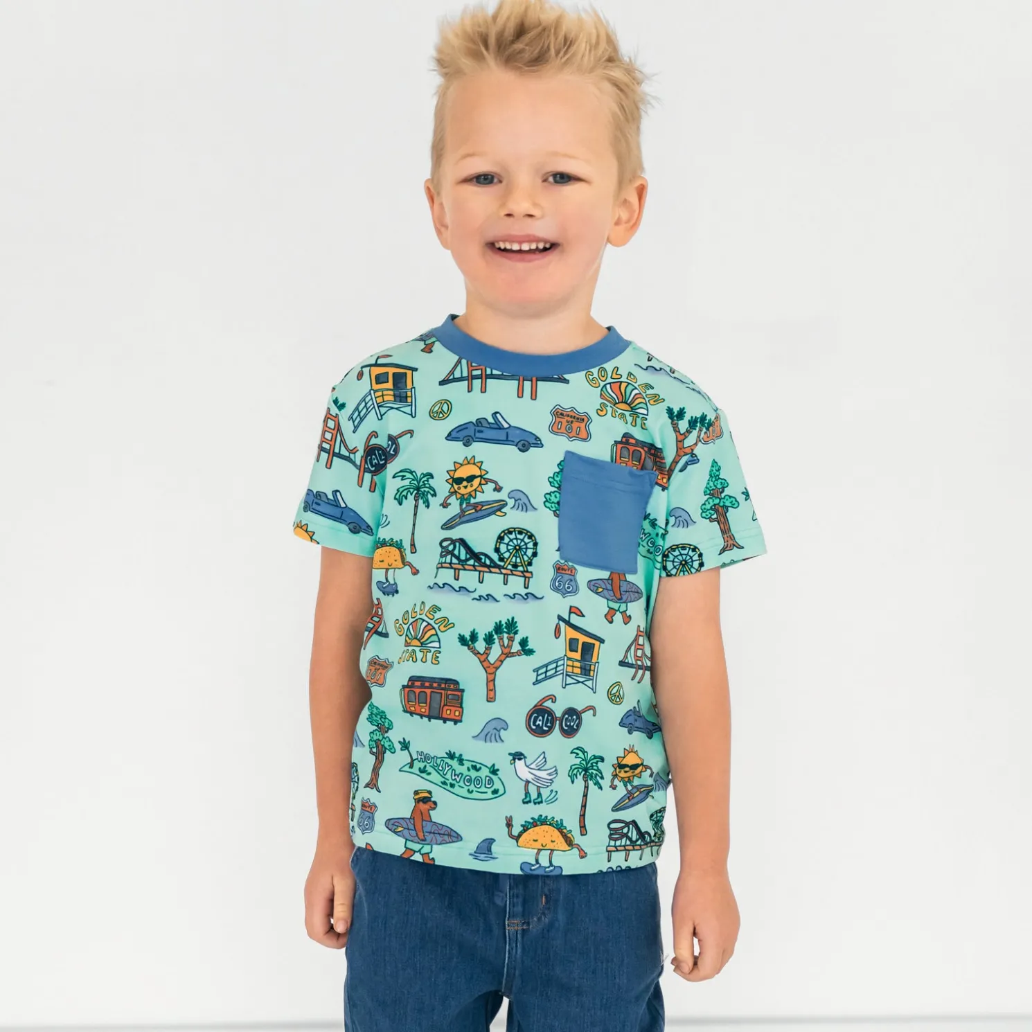 Golden State Relaxed Pocket Tee